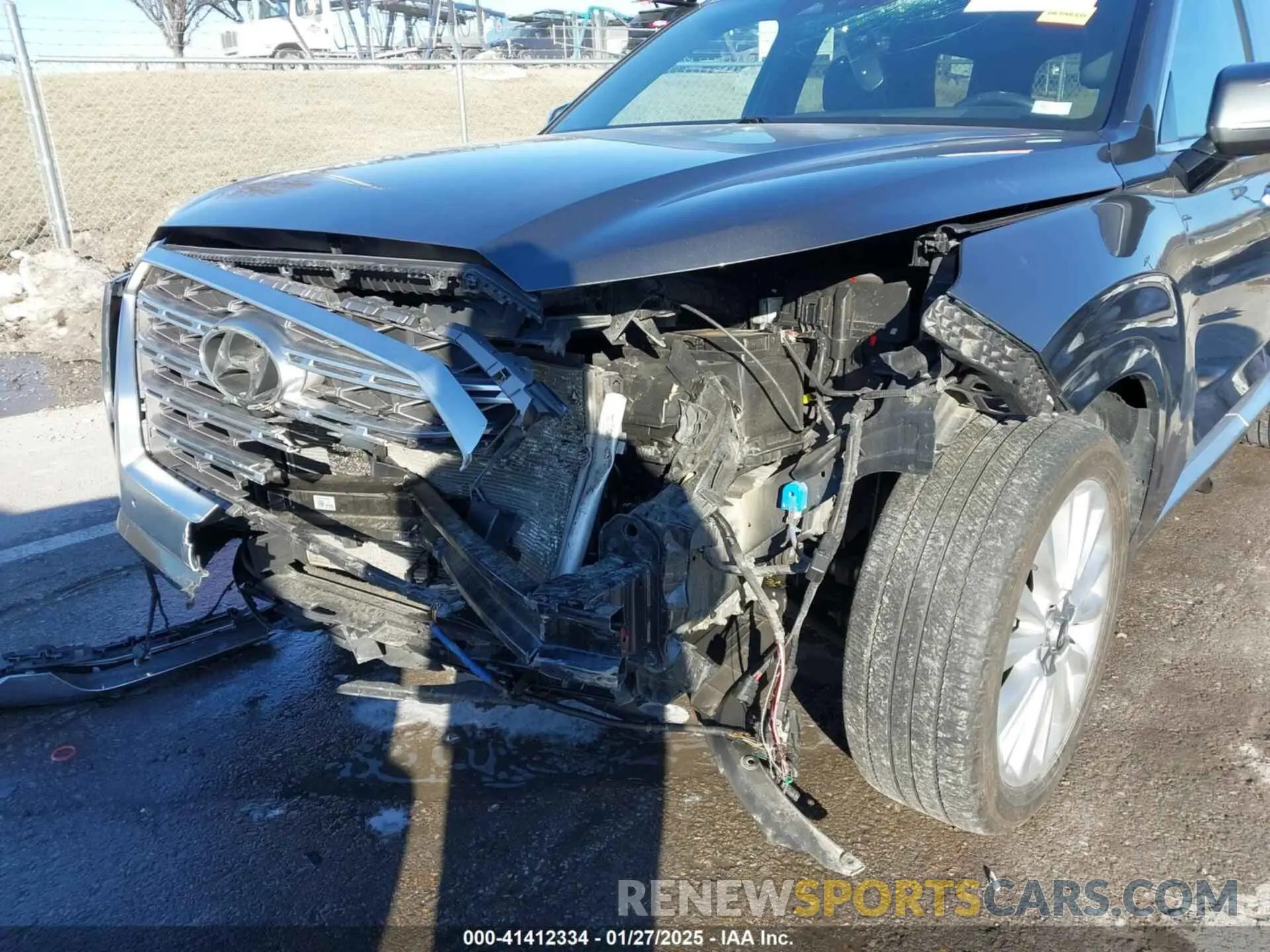 6 fotografías del automóvil dañado KM8R5DHE2LU120116 HYUNDAI PALISADE 2020