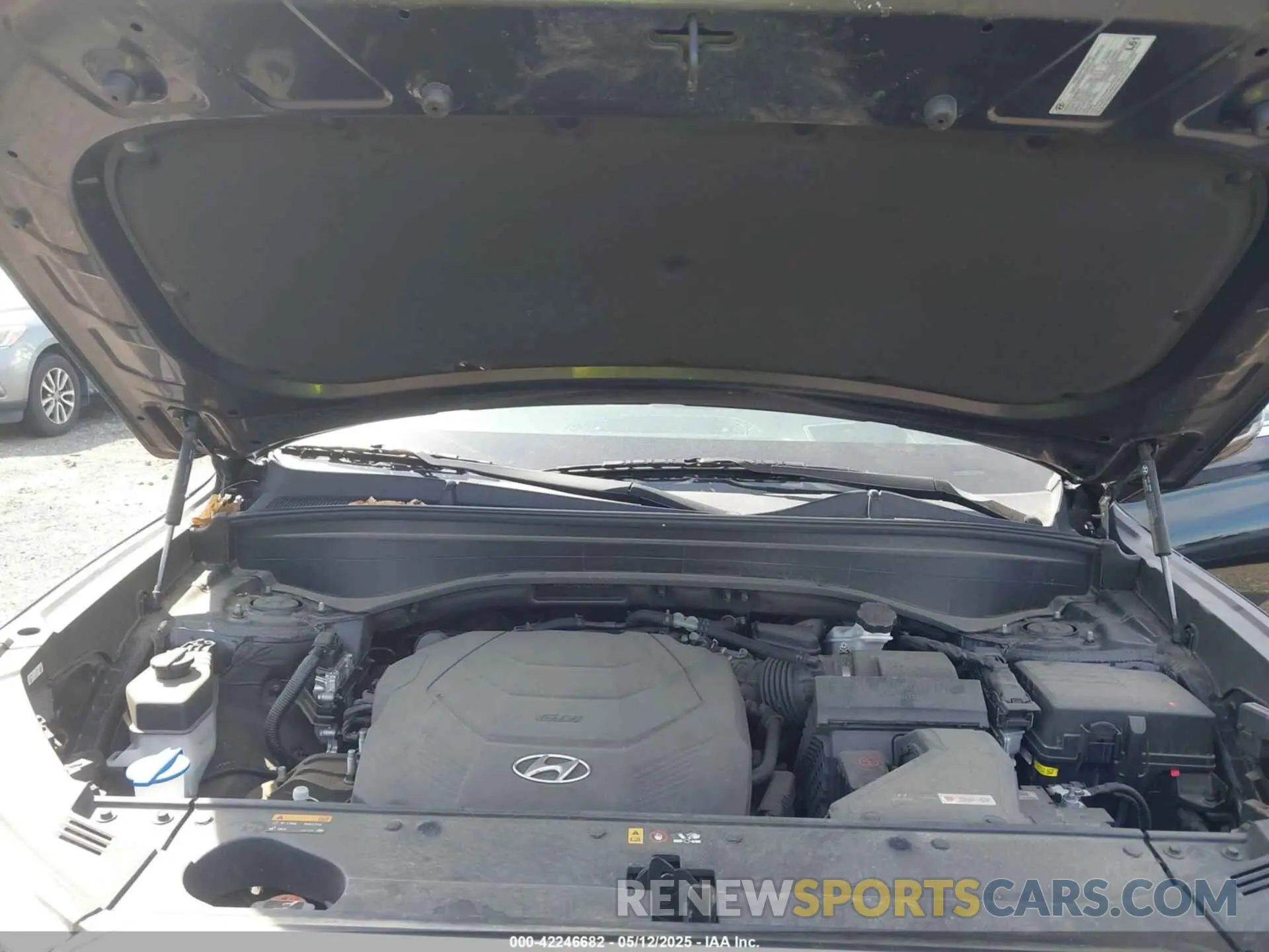 10 fotografías del automóvil dañado KM8R5DHE2LU155397 HYUNDAI PALISADE 2020