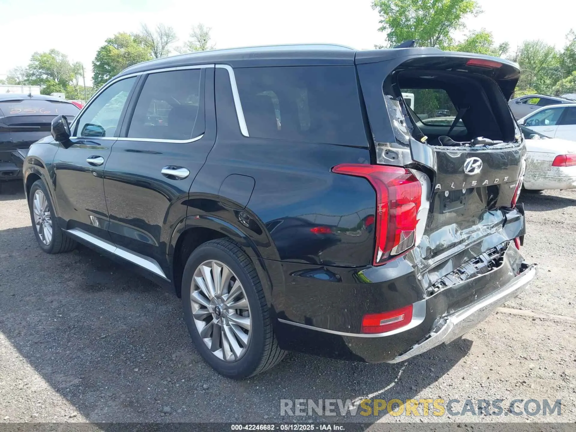 3 fotografías del automóvil dañado KM8R5DHE2LU155397 HYUNDAI PALISADE 2020