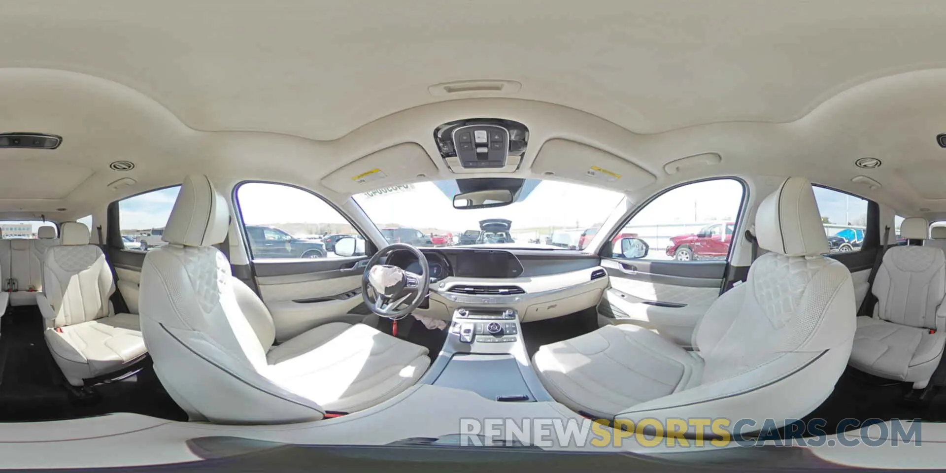 15 fotografías del automóvil dañado KM8R5DHE3LU104541 HYUNDAI PALISADE 2020