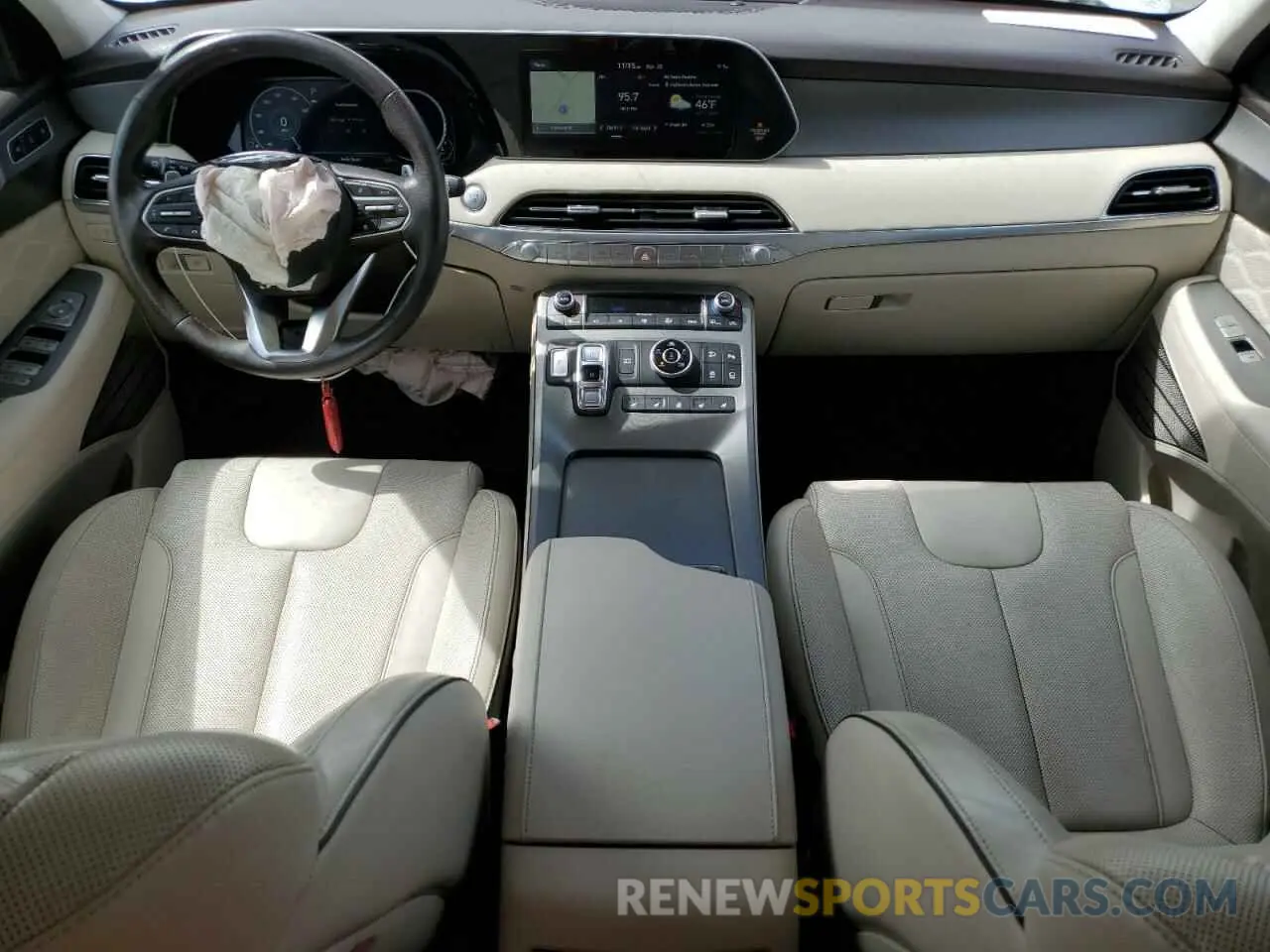 8 fotografías del automóvil dañado KM8R5DHE3LU104541 HYUNDAI PALISADE 2020
