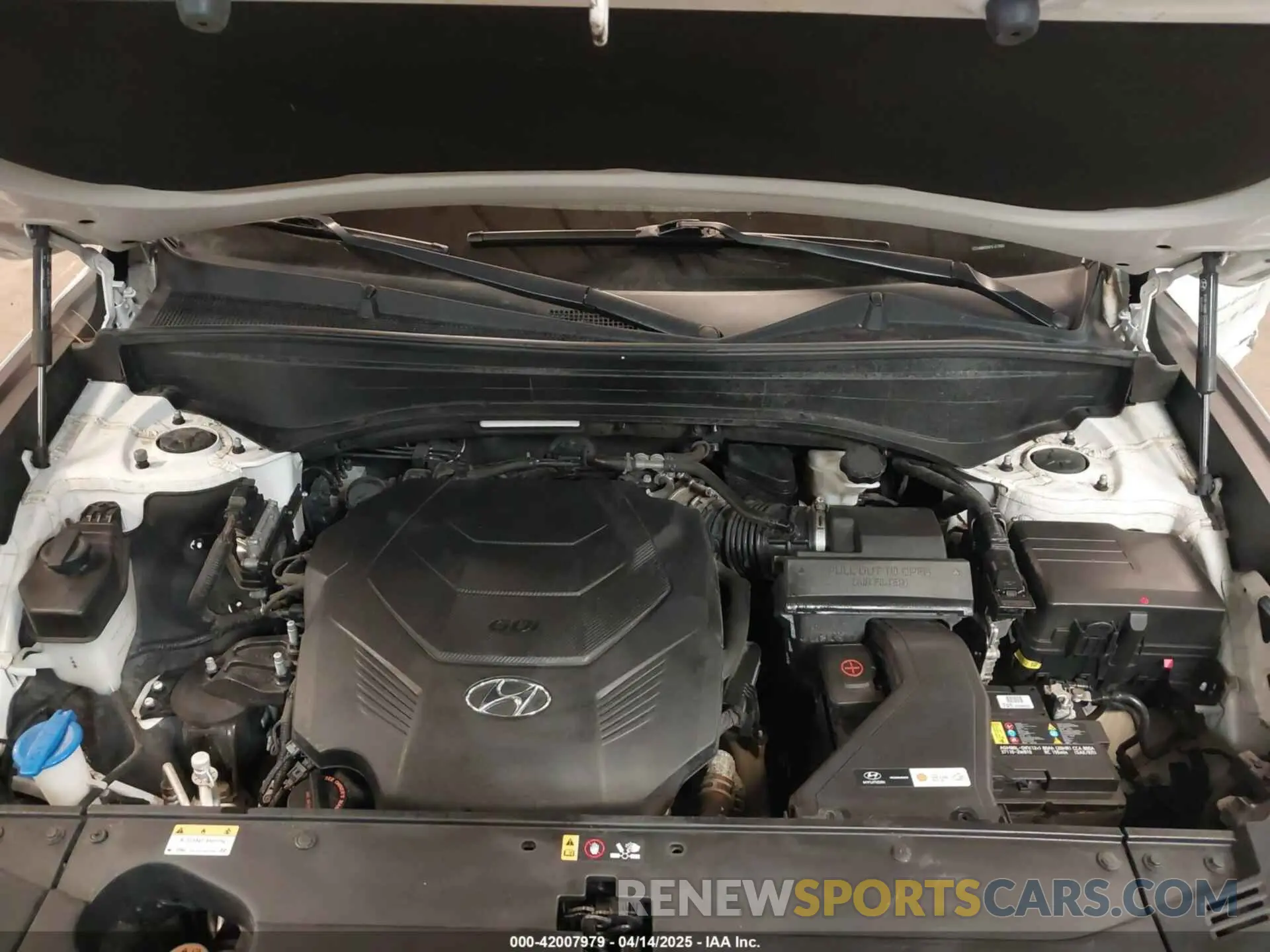 10 fotografías del automóvil dañado KM8R5DHE3LU128001 HYUNDAI PALISADE 2020