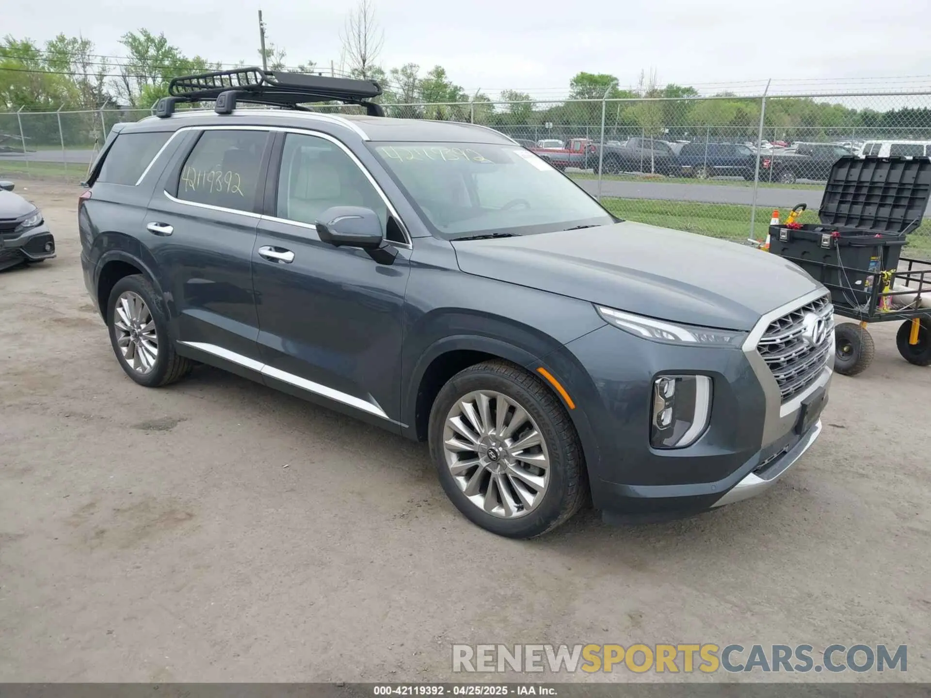 1 fotografías del automóvil dañado KM8R5DHE4LU124555 HYUNDAI PALISADE 2020