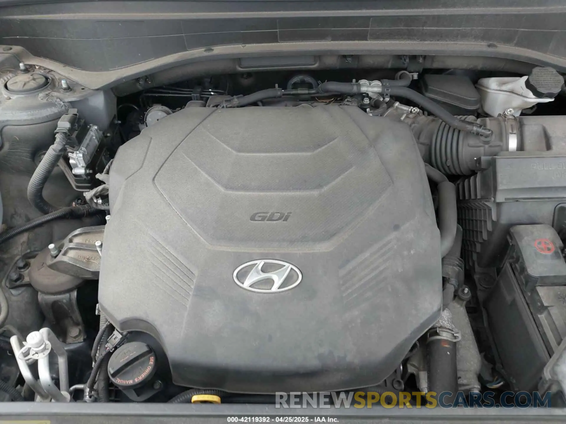 10 fotografías del automóvil dañado KM8R5DHE4LU124555 HYUNDAI PALISADE 2020