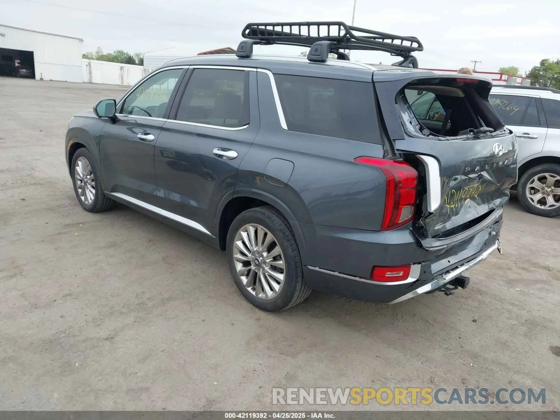3 fotografías del automóvil dañado KM8R5DHE4LU124555 HYUNDAI PALISADE 2020