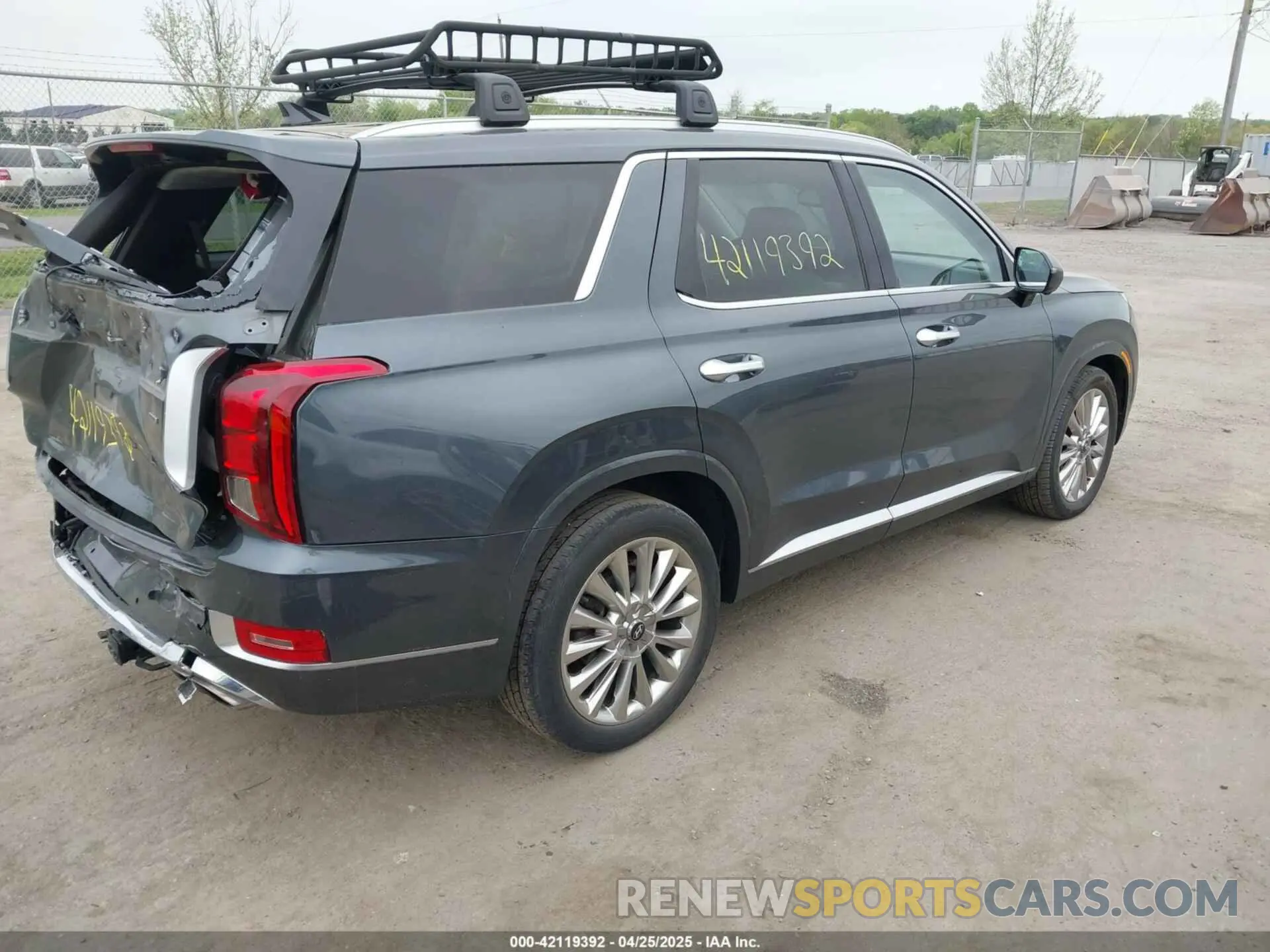 4 fotografías del automóvil dañado KM8R5DHE4LU124555 HYUNDAI PALISADE 2020