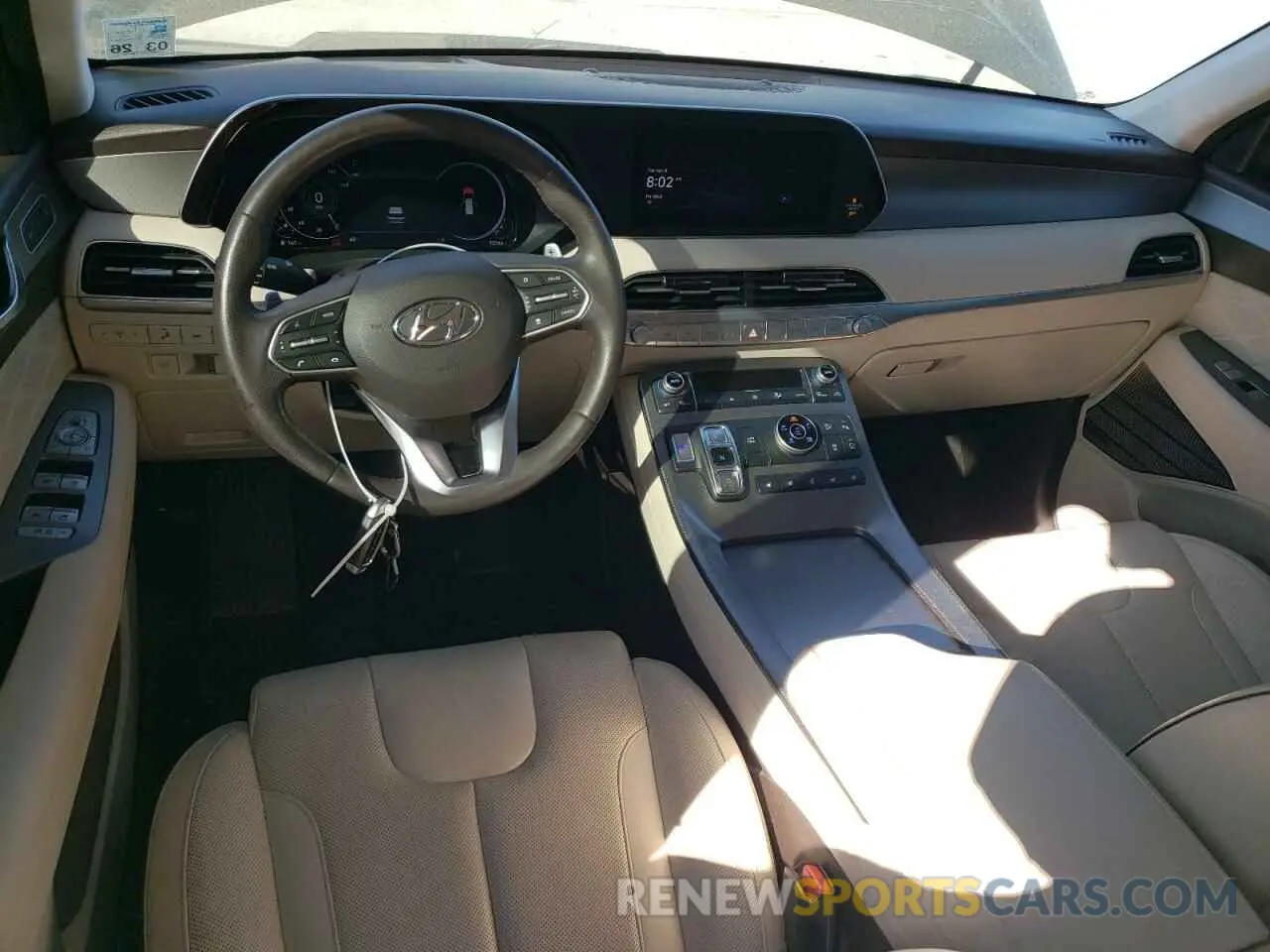 8 fotografías del automóvil dañado KM8R5DHE5LU062759 HYUNDAI PALISADE 2020