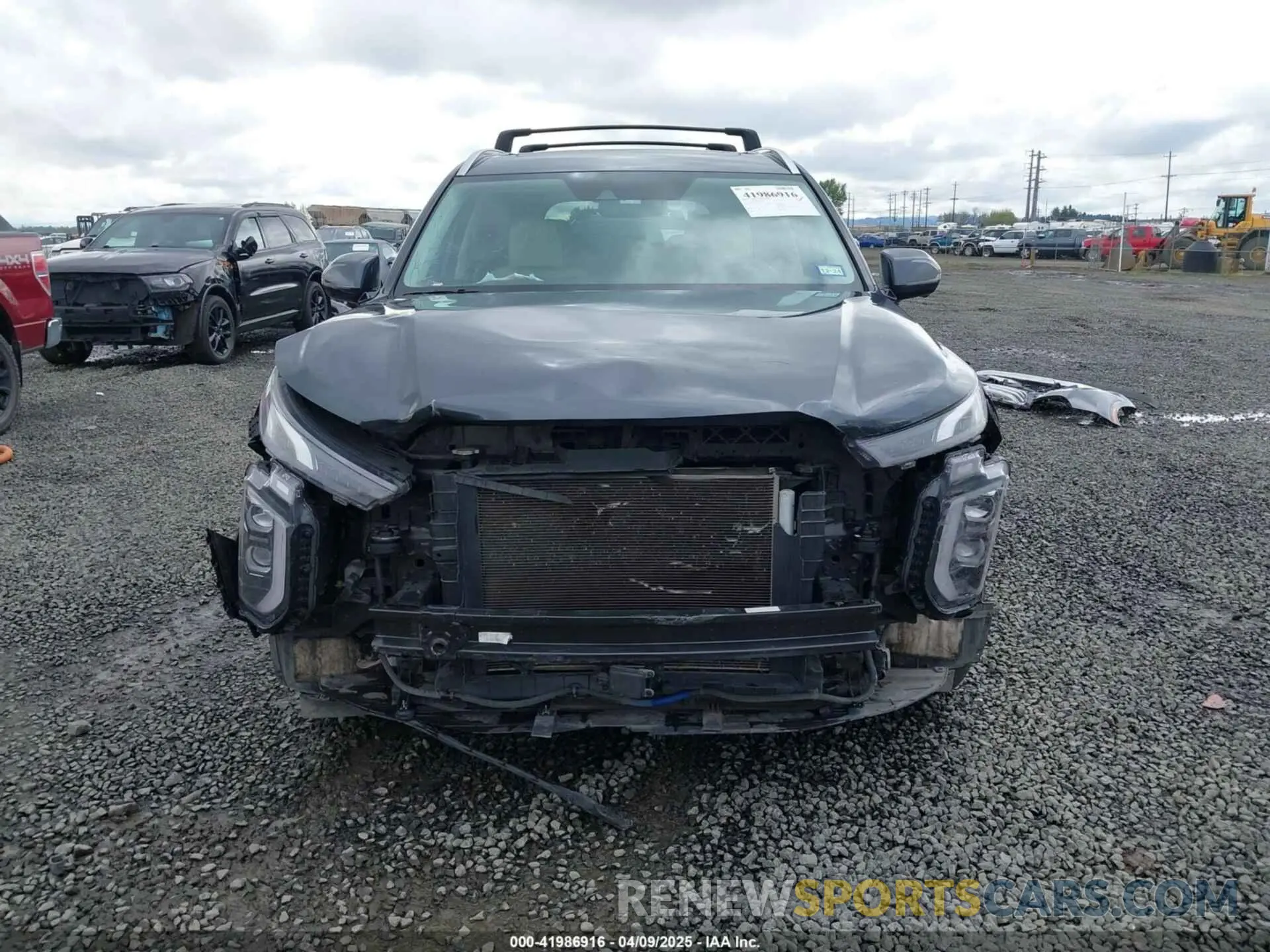 13 fotografías del automóvil dañado KM8R5DHE6LU083149 HYUNDAI PALISADE 2020