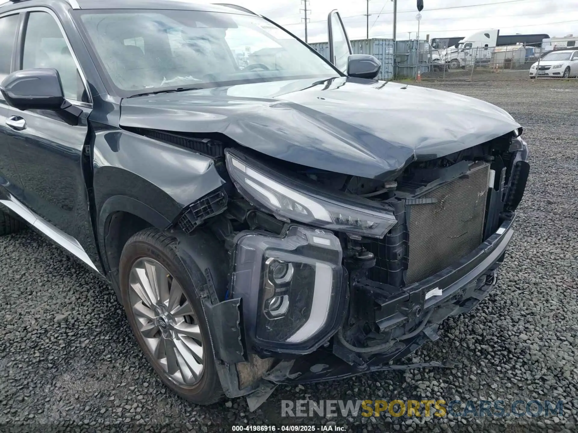 6 fotografías del automóvil dañado KM8R5DHE6LU083149 HYUNDAI PALISADE 2020