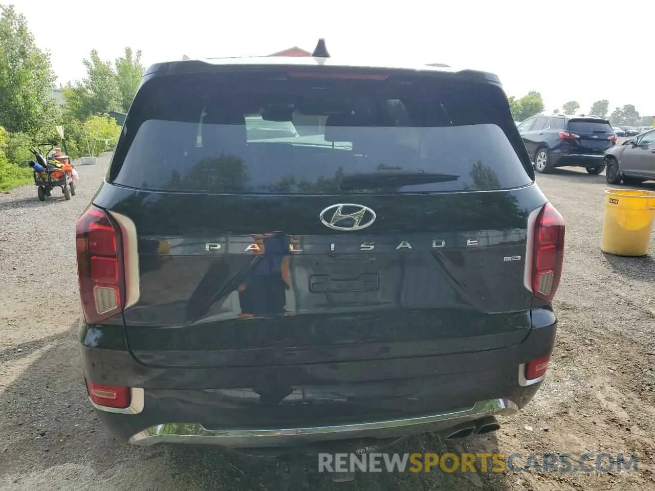 6 fotografías del automóvil dañado KM8R5DHE8LU121965 HYUNDAI PALISADE 2020