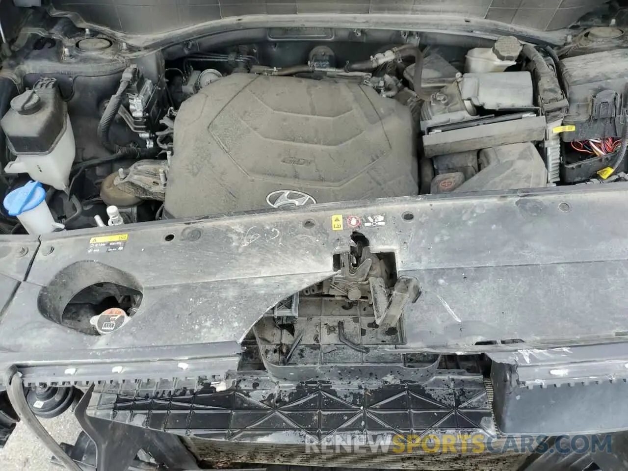 12 fotografías del automóvil dañado KM8R5DHE9LU111896 HYUNDAI PALISADE 2020