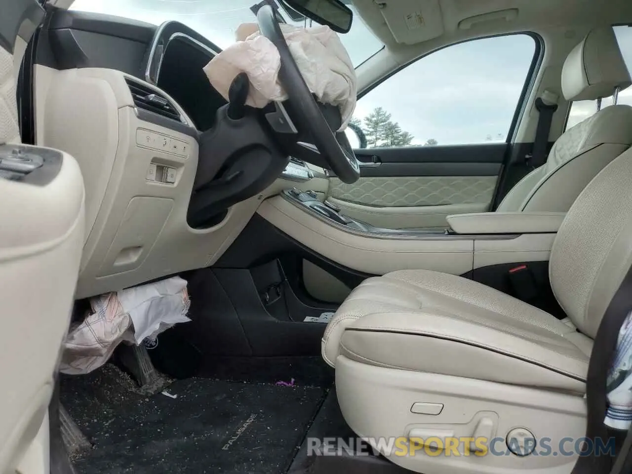 7 fotografías del automóvil dañado KM8R5DHE9LU111896 HYUNDAI PALISADE 2020