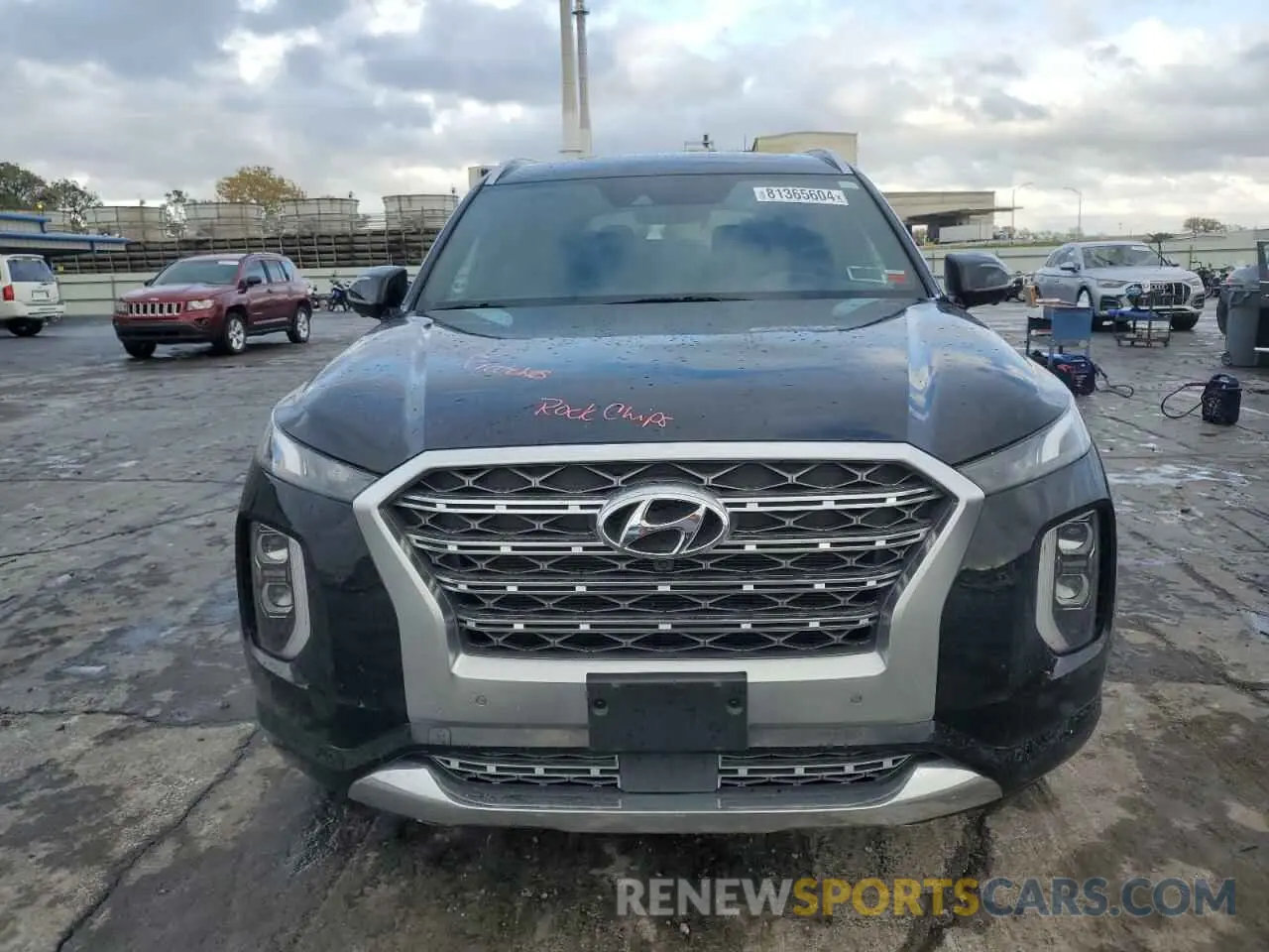 5 fotografías del automóvil dañado KM8R5DHE9LU116421 HYUNDAI PALISADE 2020