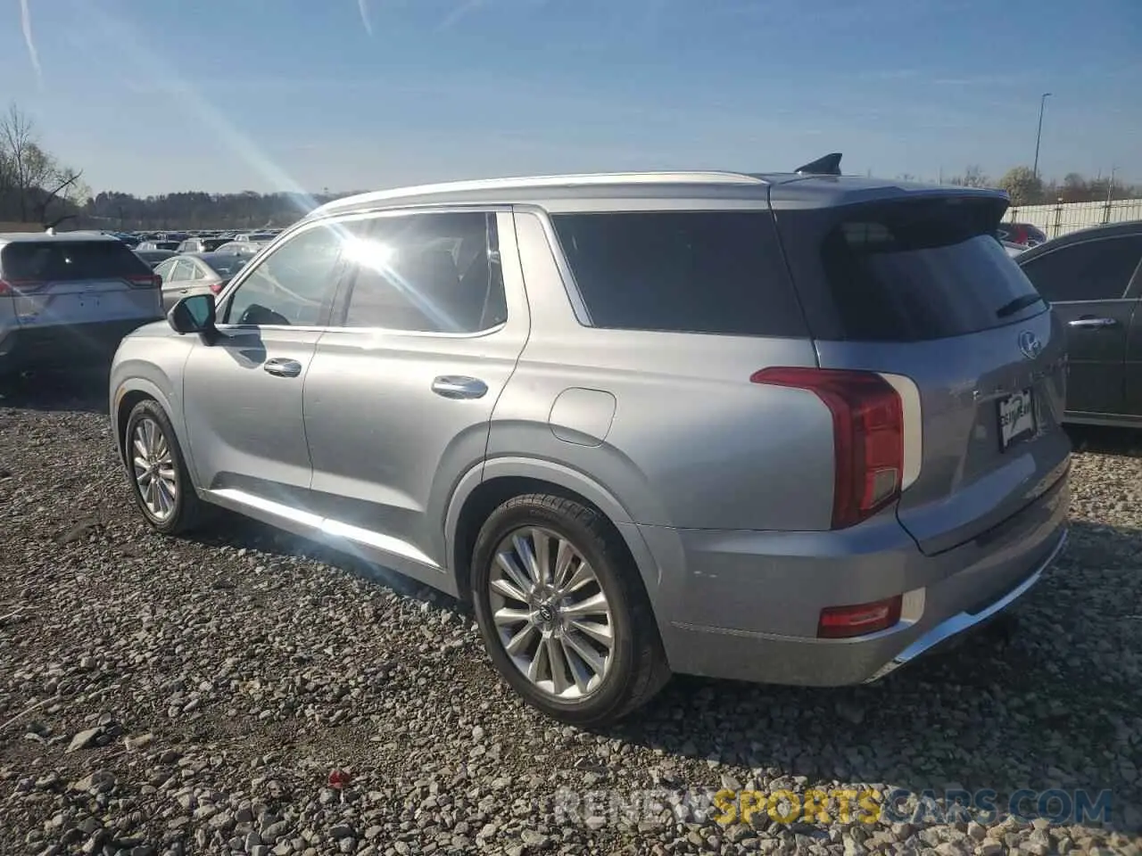 2 fotografías del automóvil dañado KM8R5DHE9LU172407 HYUNDAI PALISADE 2020