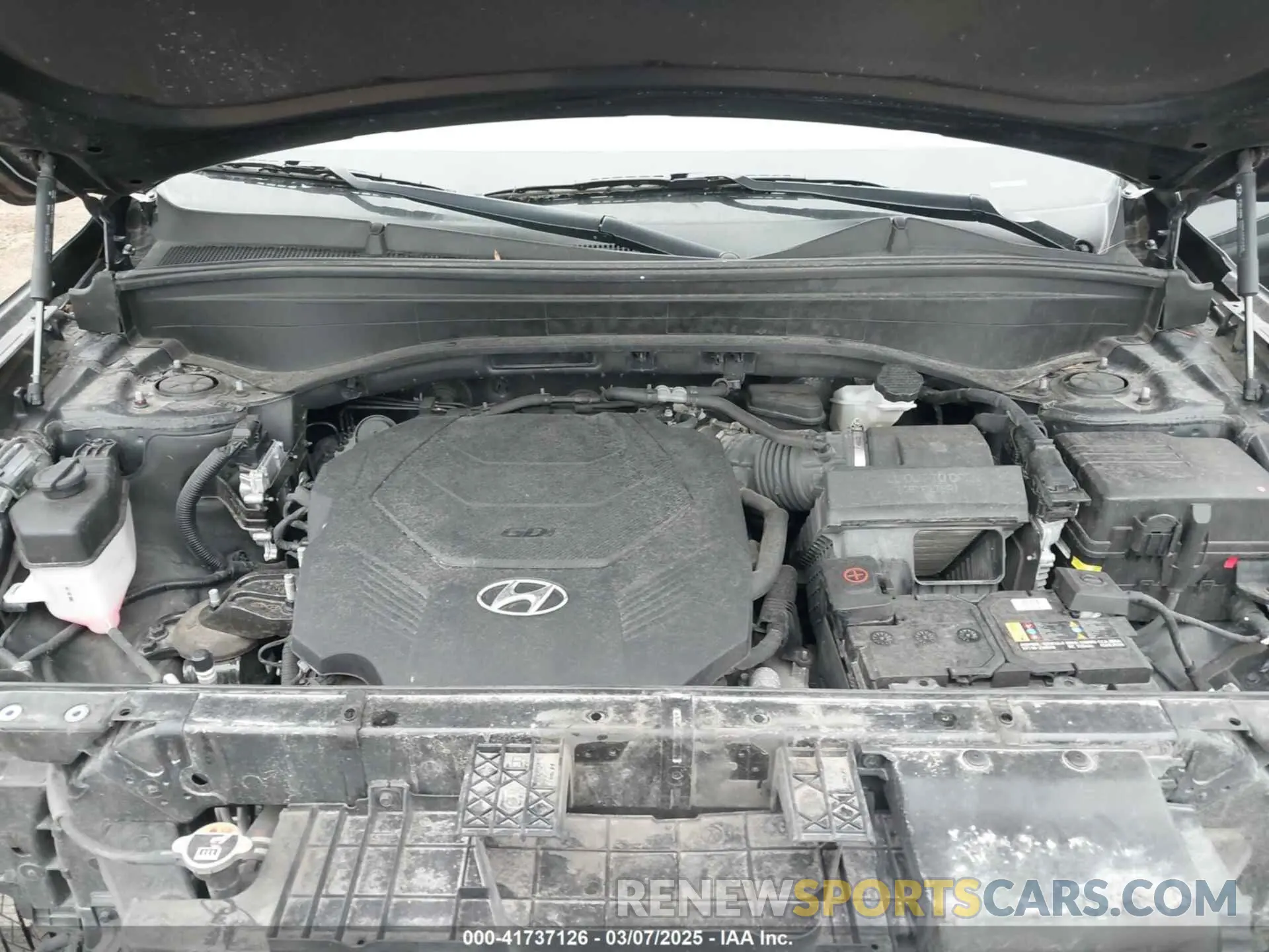 10 fotografías del automóvil dañado KM8R1DHE0MU222902 HYUNDAI PALISADE 2021