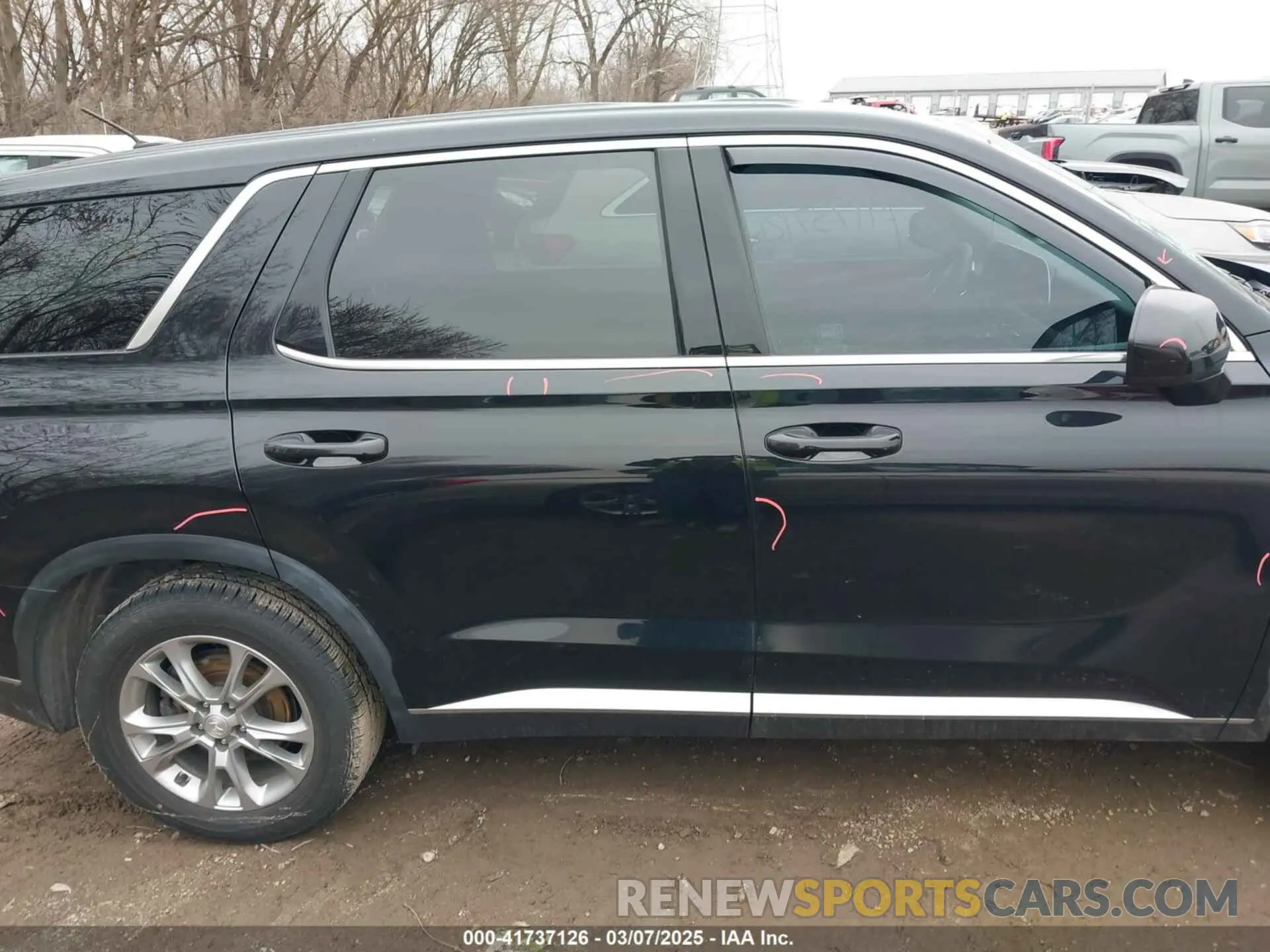 13 fotografías del automóvil dañado KM8R1DHE0MU222902 HYUNDAI PALISADE 2021