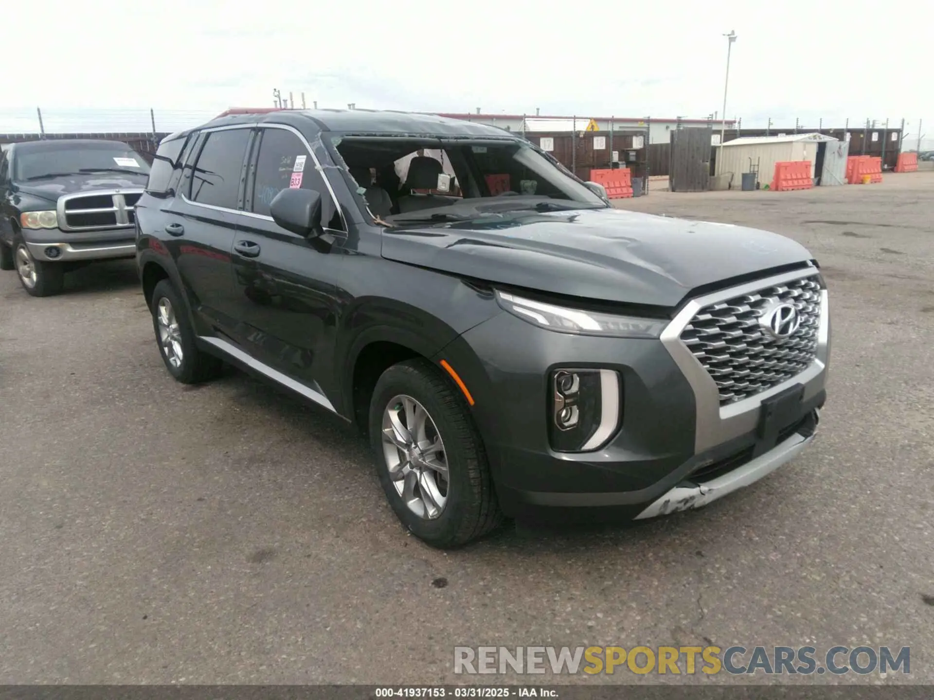 1 fotografías del automóvil dañado KM8R1DHE3MU272810 HYUNDAI PALISADE 2021