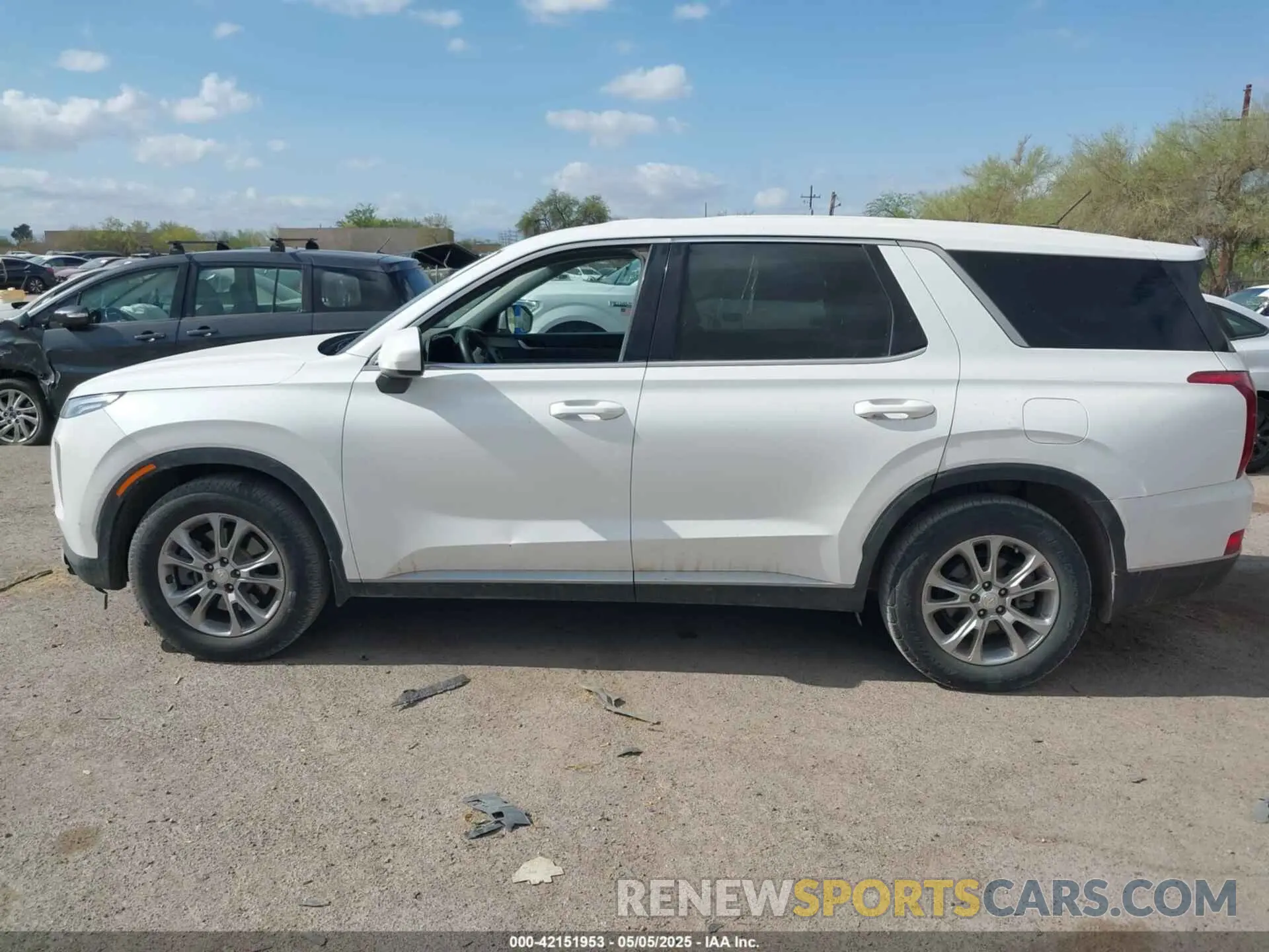 14 fotografías del automóvil dañado KM8R1DHE7MU209385 HYUNDAI PALISADE 2021