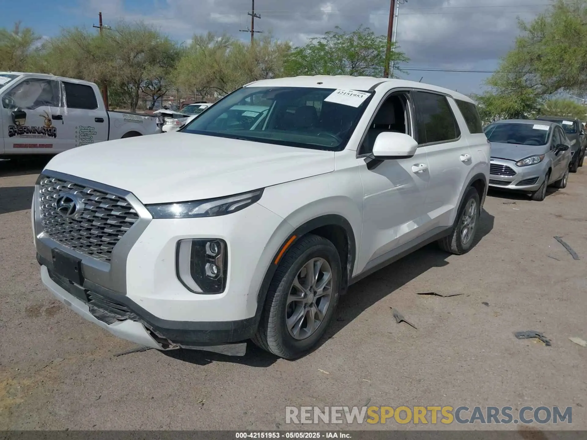 2 fotografías del automóvil dañado KM8R1DHE7MU209385 HYUNDAI PALISADE 2021