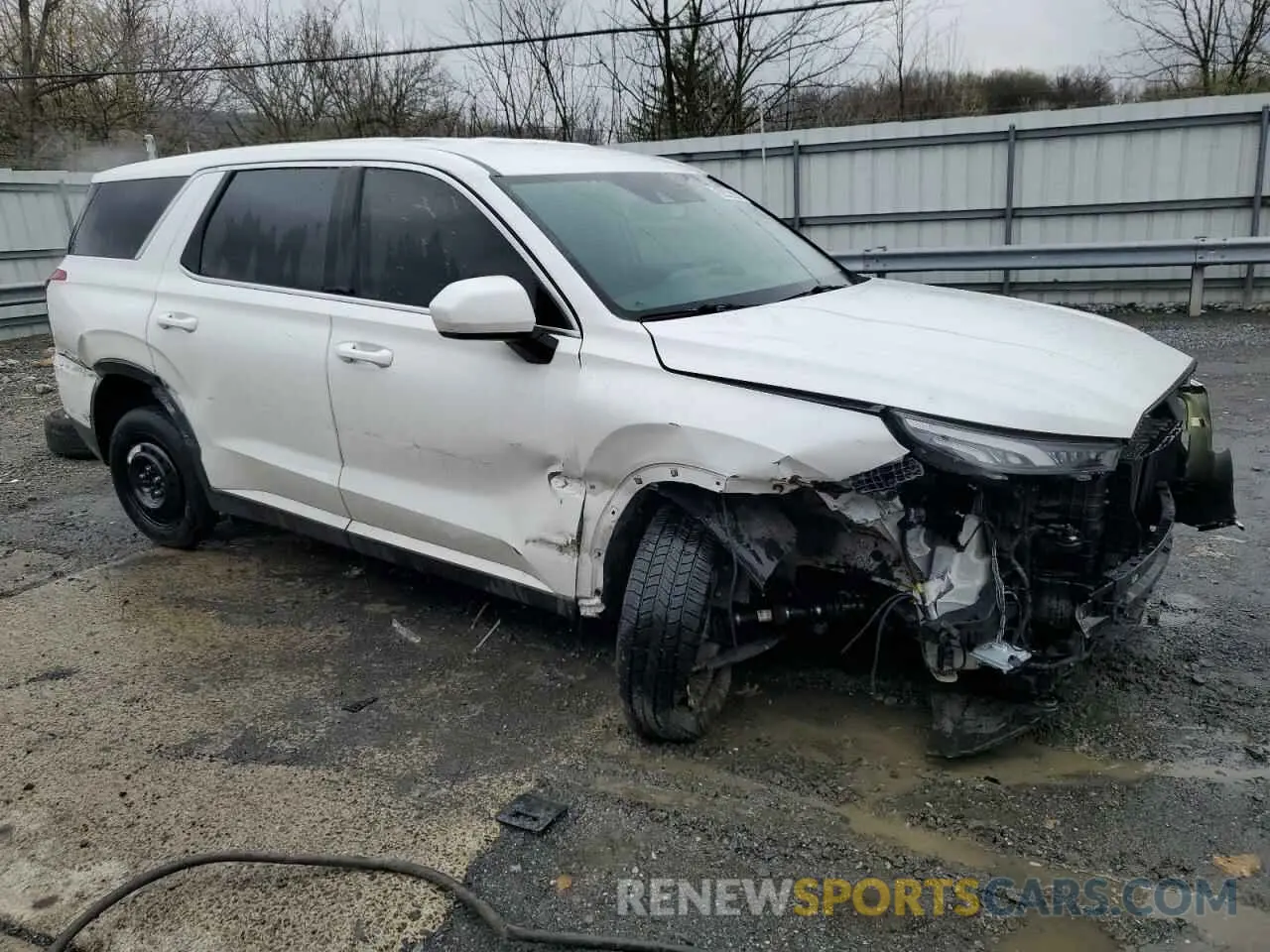 4 fotografías del automóvil dañado KM8R1DHEXMU213222 HYUNDAI PALISADE 2021