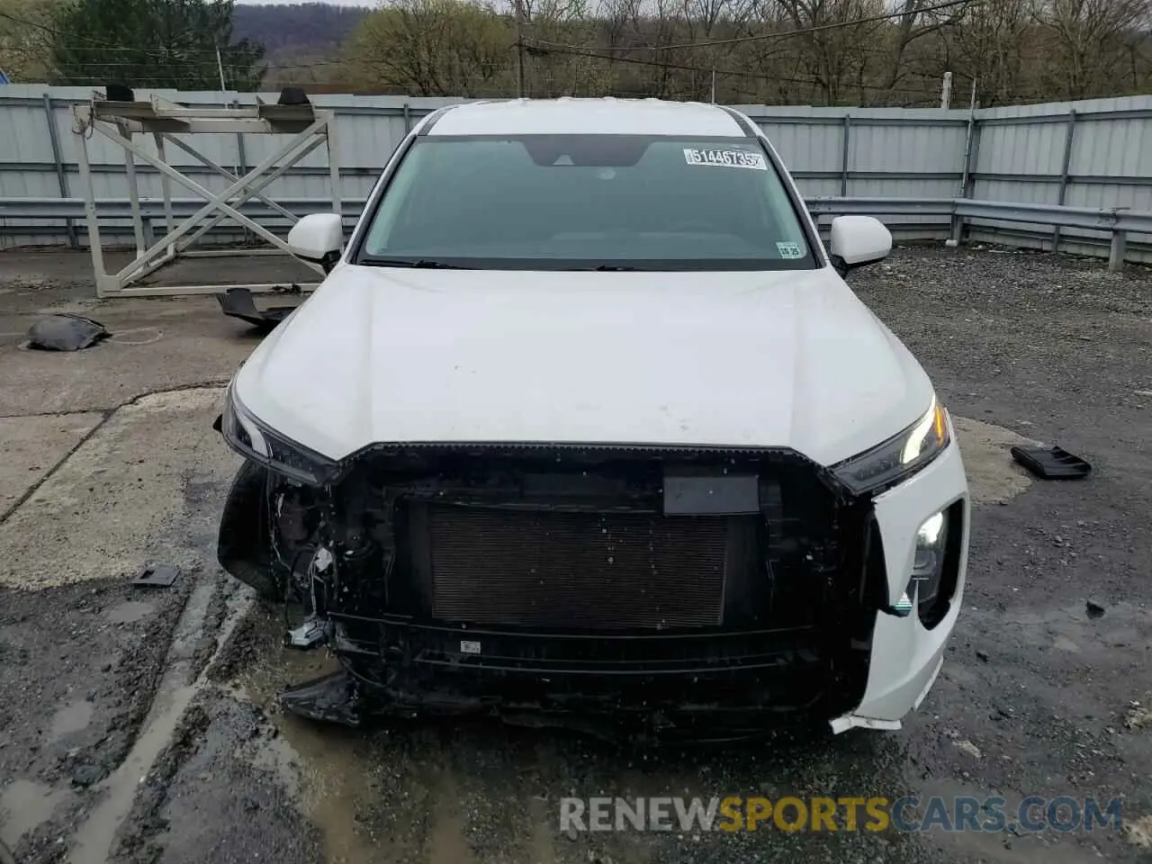 5 fotografías del automóvil dañado KM8R1DHEXMU213222 HYUNDAI PALISADE 2021
