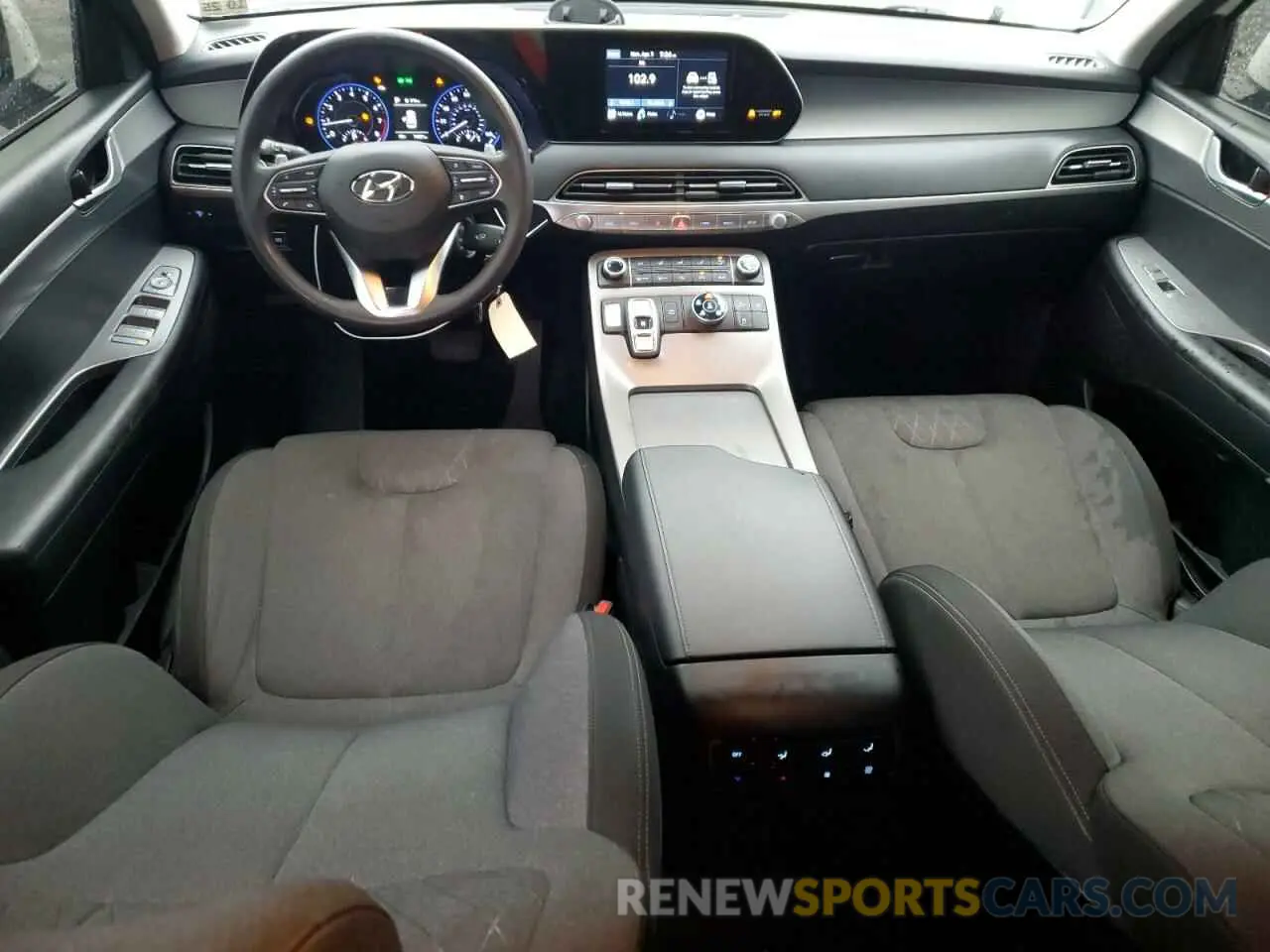 8 fotografías del automóvil dañado KM8R1DHEXMU213222 HYUNDAI PALISADE 2021