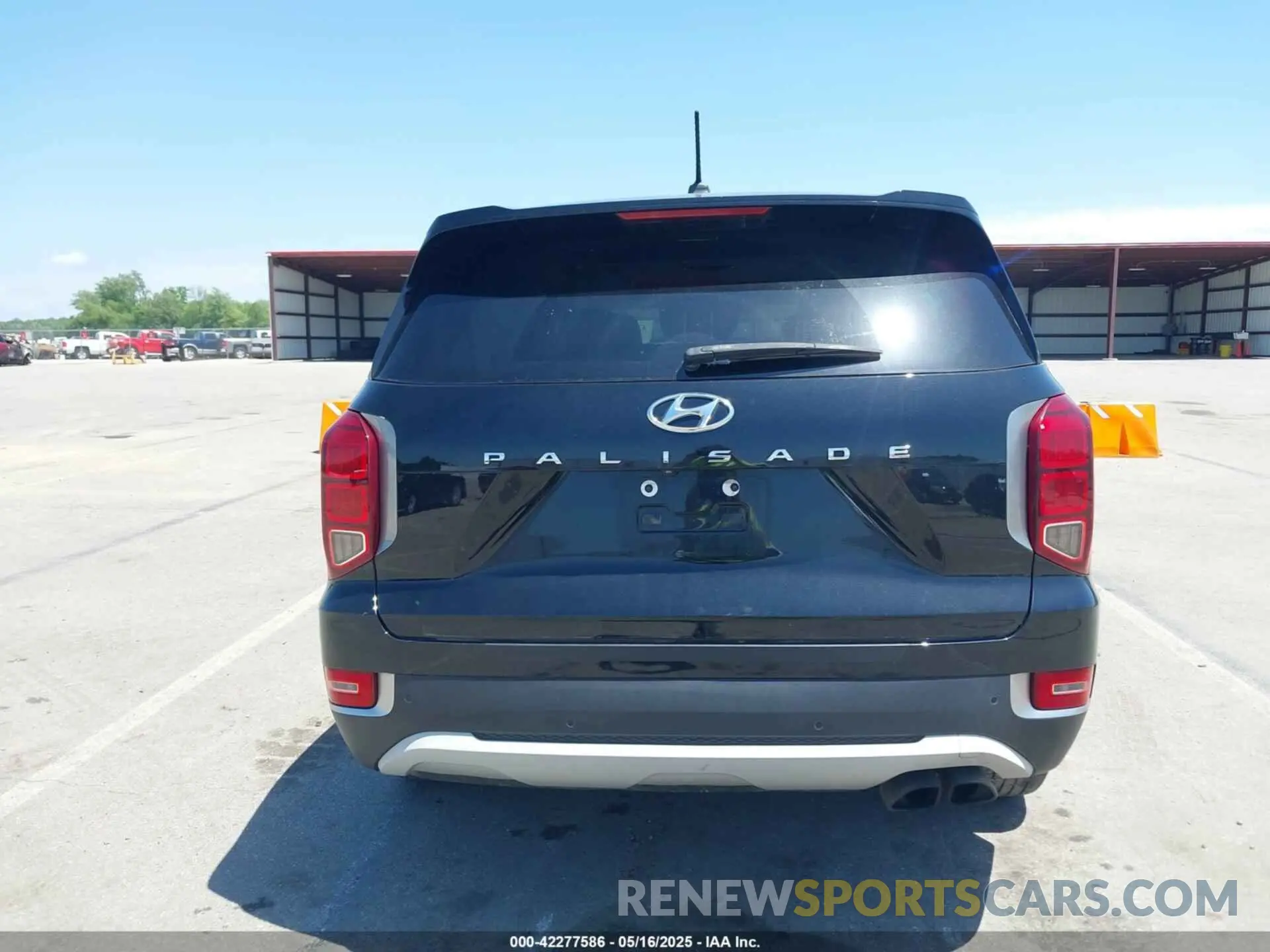 16 fotografías del automóvil dañado KM8R24HE0MU207572 HYUNDAI PALISADE 2021