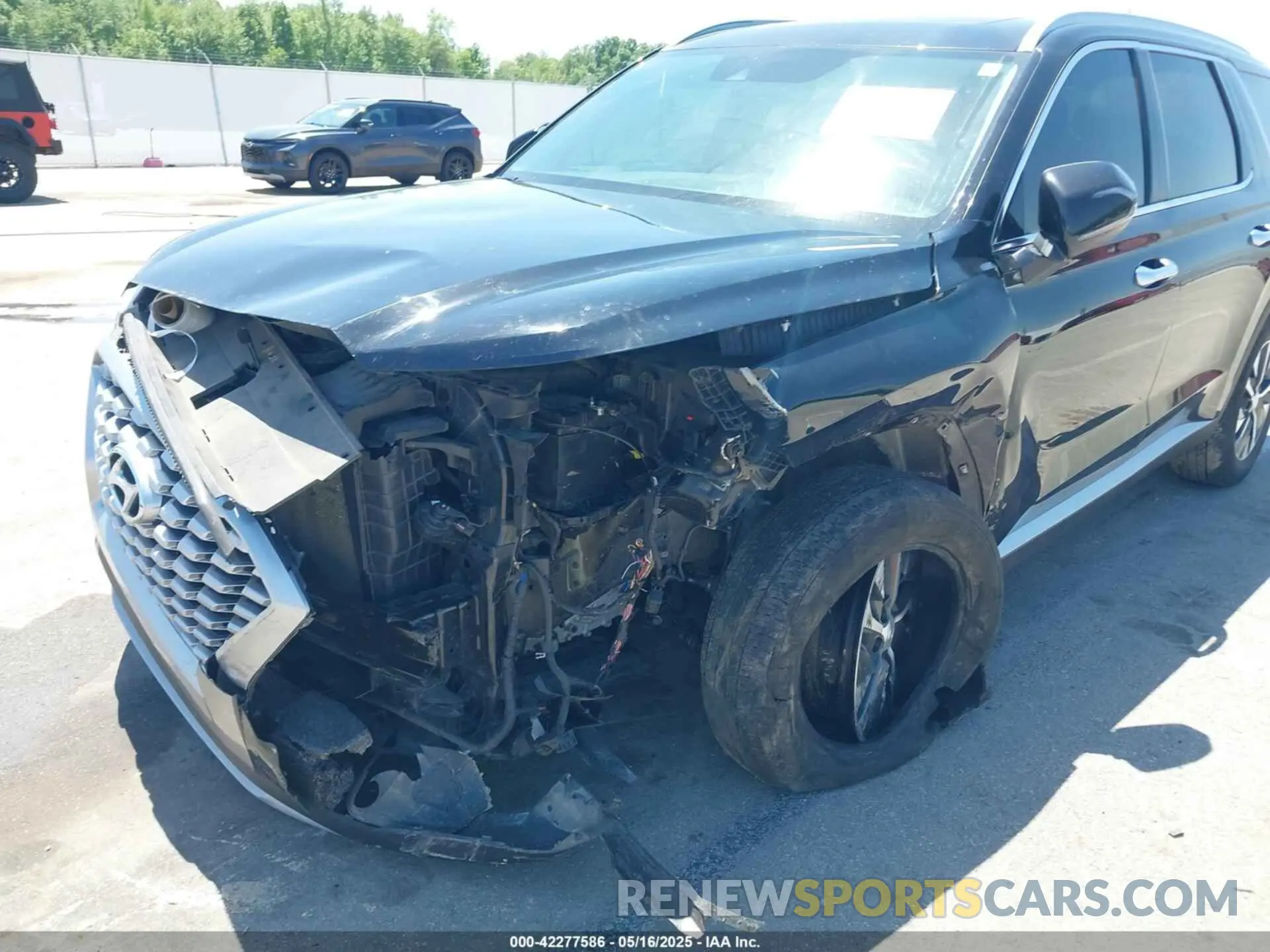 6 fotografías del automóvil dañado KM8R24HE0MU207572 HYUNDAI PALISADE 2021