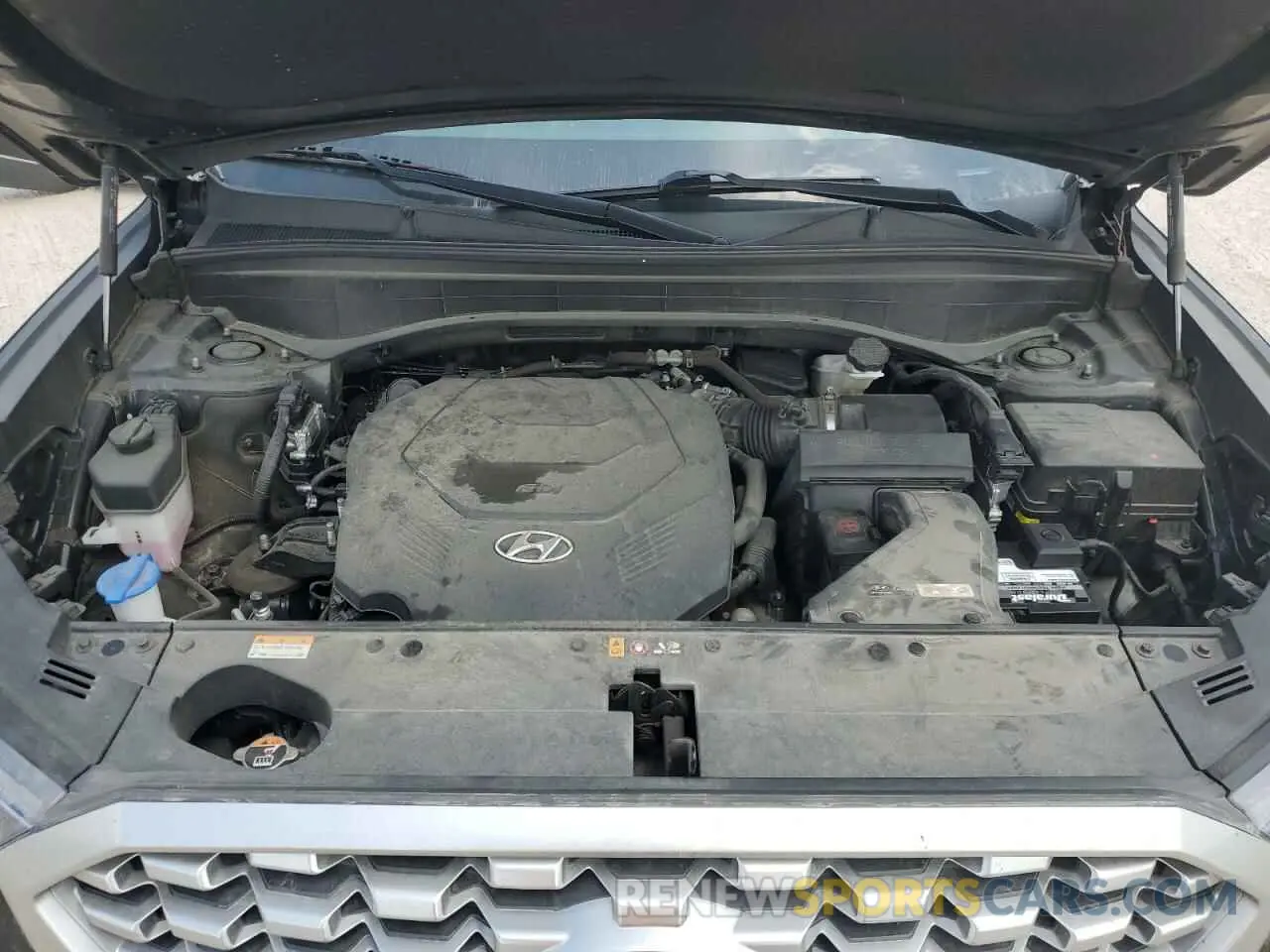 12 fotografías del automóvil dañado KM8R24HE0MU296849 HYUNDAI PALISADE 2021
