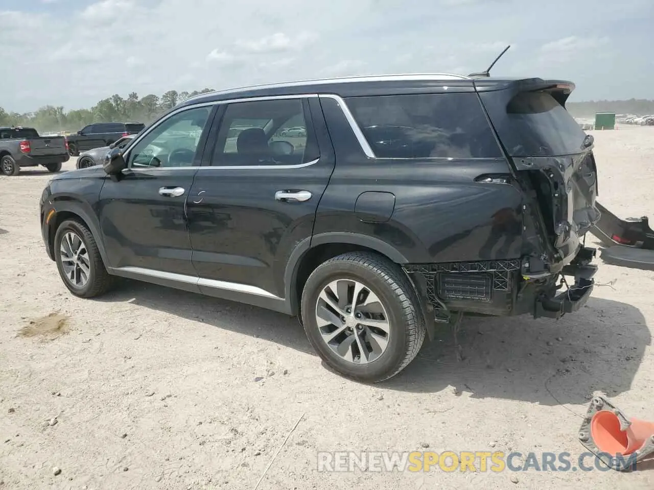 2 fotografías del automóvil dañado KM8R24HE0MU296849 HYUNDAI PALISADE 2021