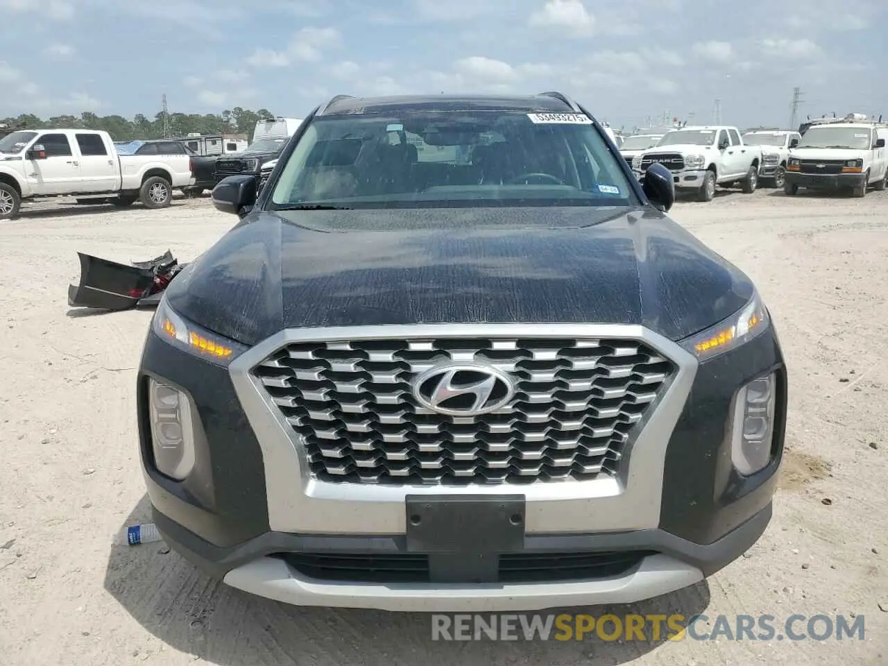 5 fotografías del automóvil dañado KM8R24HE0MU296849 HYUNDAI PALISADE 2021