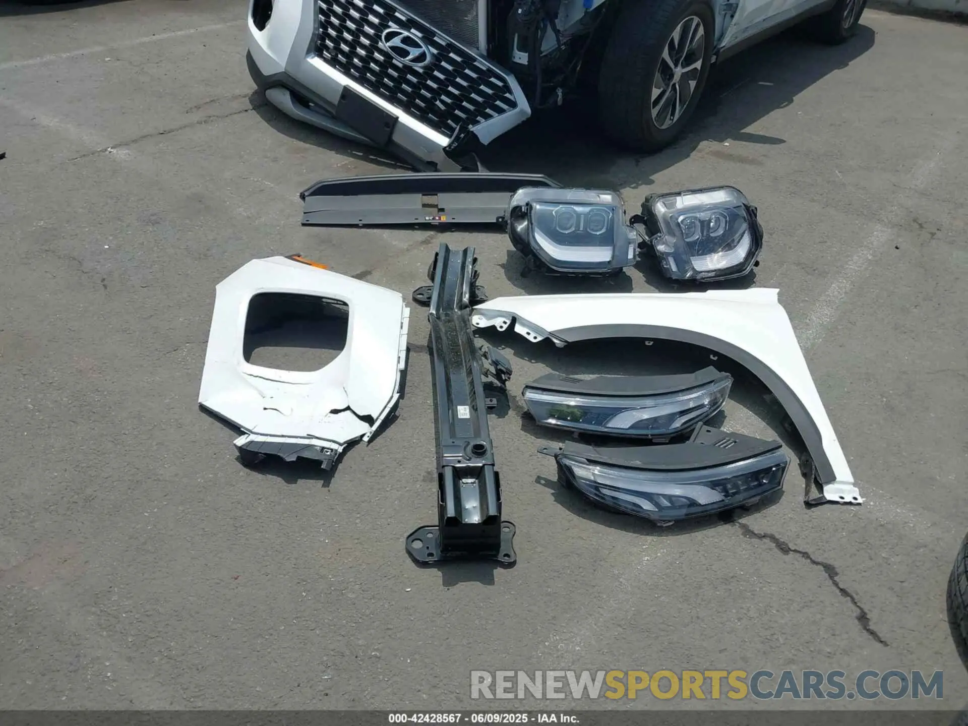 12 fotografías del automóvil dañado KM8R24HE0MU318235 HYUNDAI PALISADE 2021