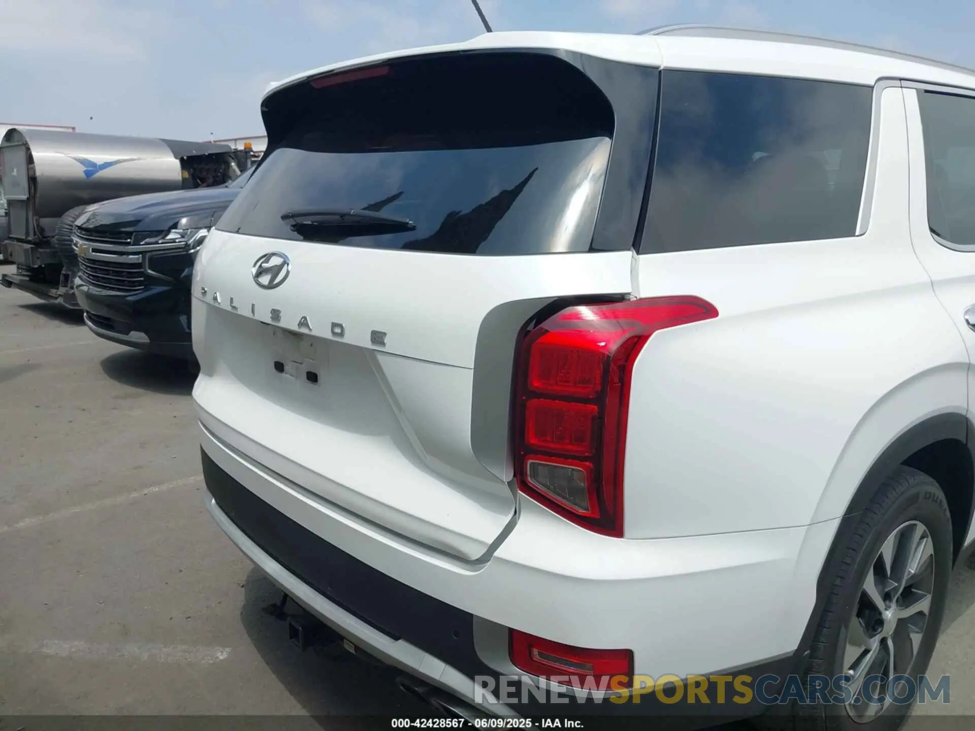 21 fotografías del automóvil dañado KM8R24HE0MU318235 HYUNDAI PALISADE 2021