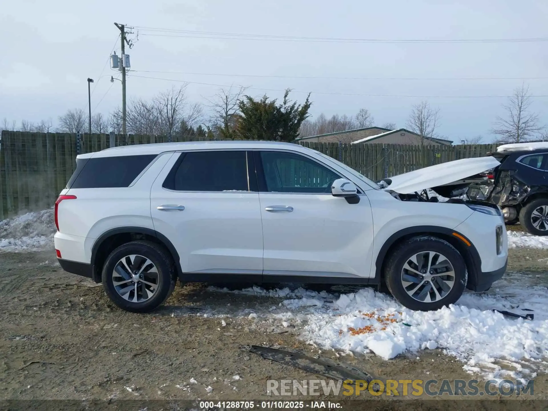 13 fotografías del automóvil dañado KM8R24HE1MU201781 HYUNDAI PALISADE 2021