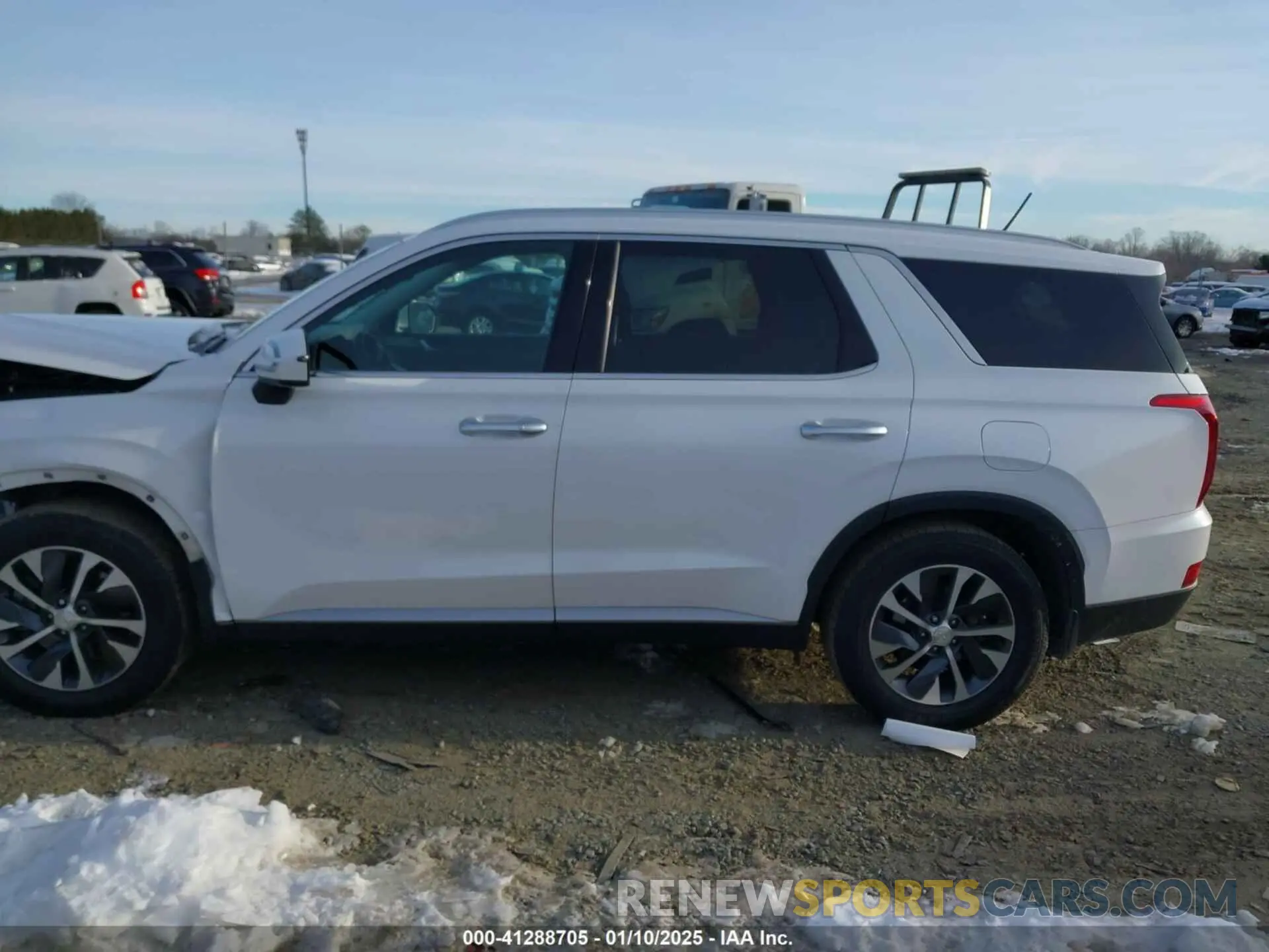 14 fotografías del automóvil dañado KM8R24HE1MU201781 HYUNDAI PALISADE 2021