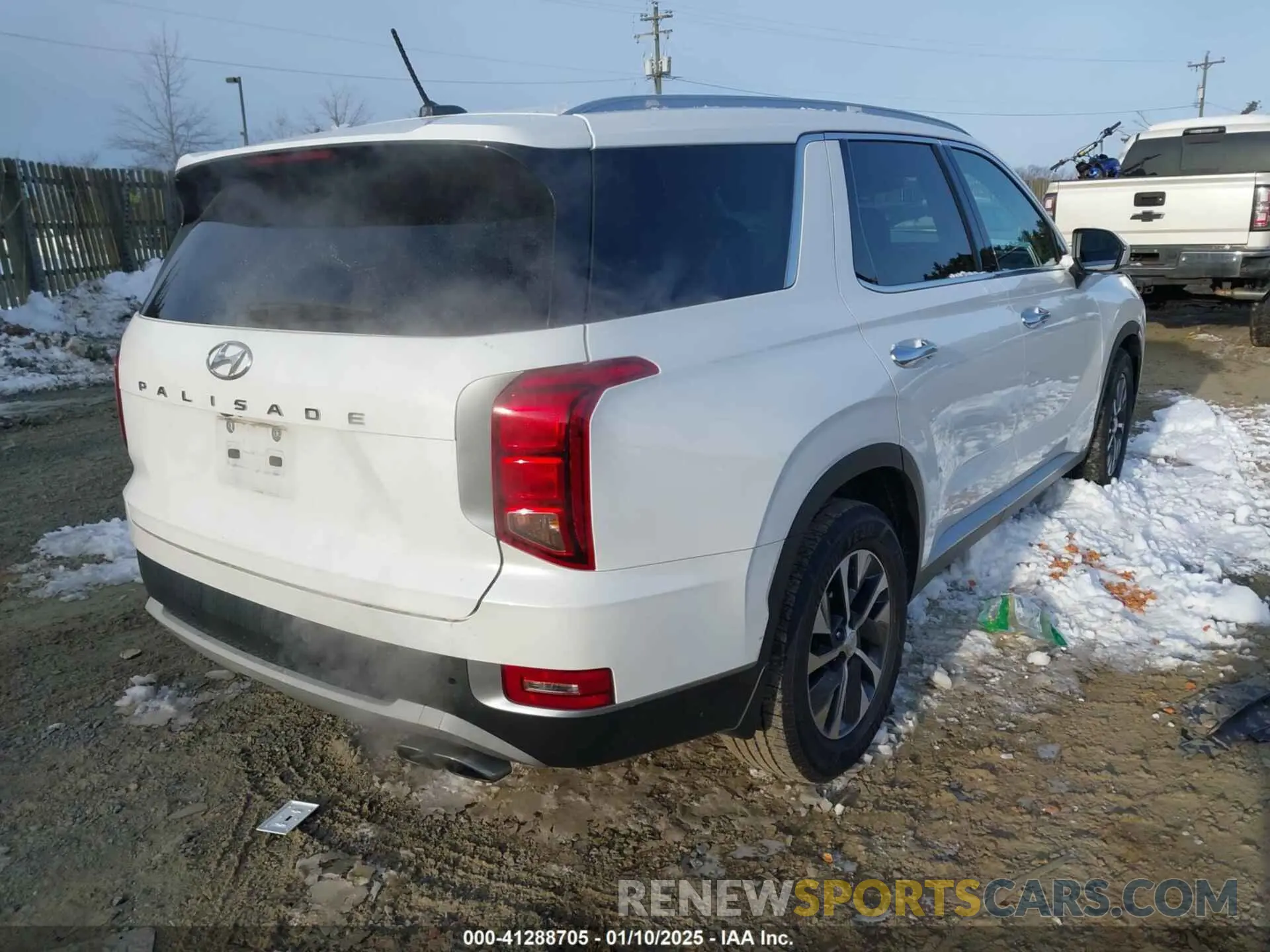 4 fotografías del automóvil dañado KM8R24HE1MU201781 HYUNDAI PALISADE 2021