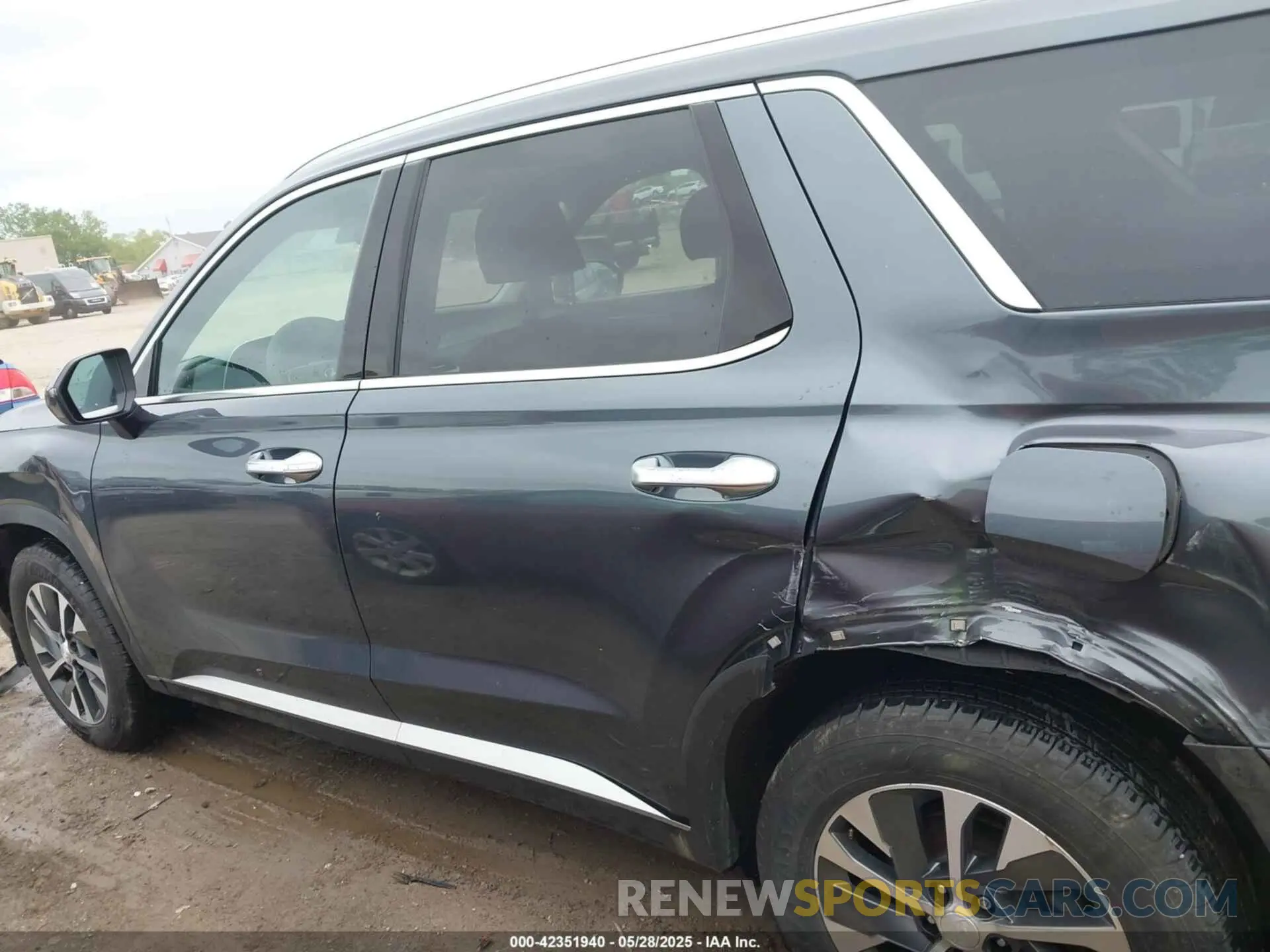 14 fotografías del automóvil dañado KM8R24HE4MU226030 HYUNDAI PALISADE 2021
