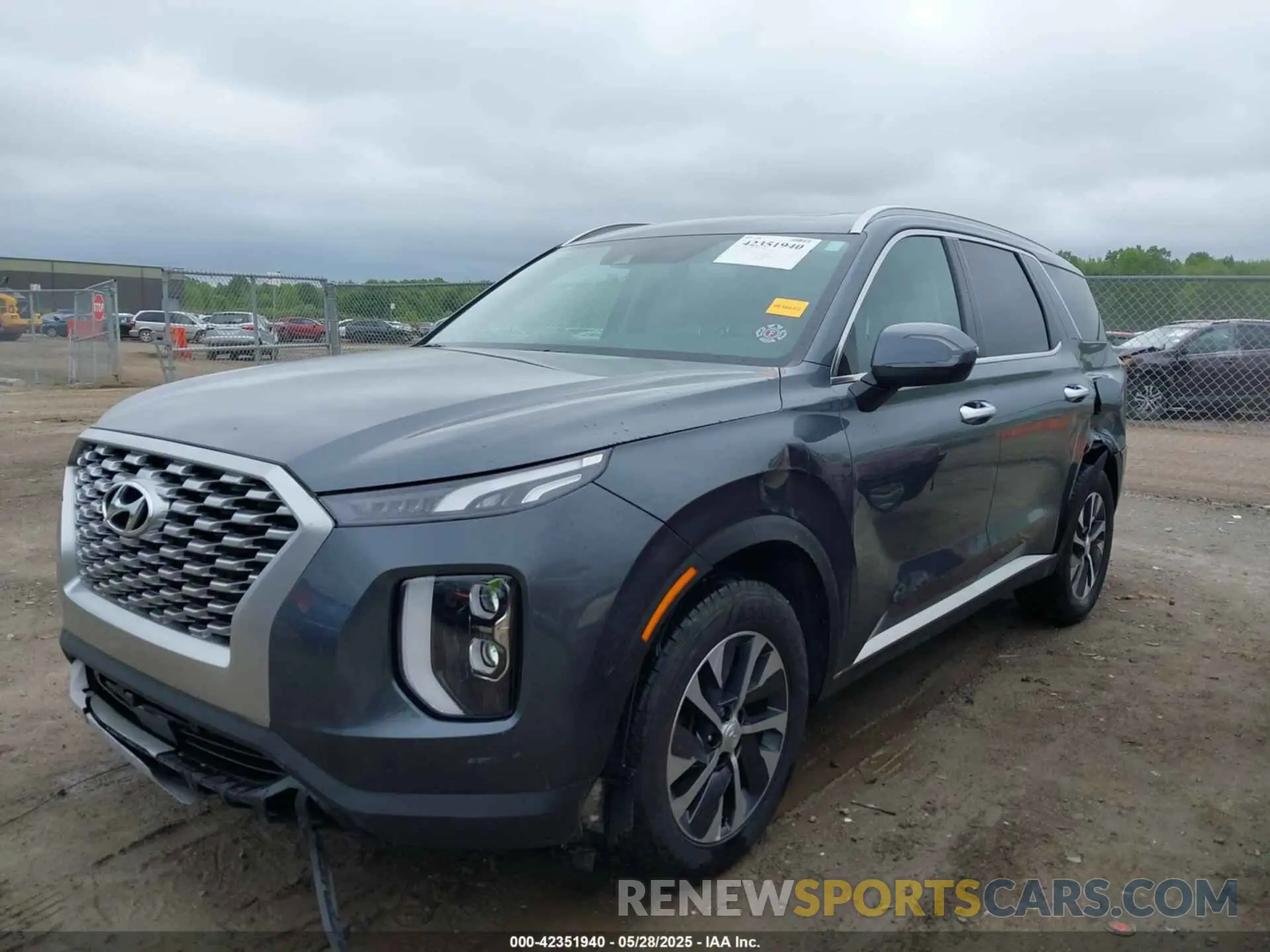 2 fotografías del automóvil dañado KM8R24HE4MU226030 HYUNDAI PALISADE 2021