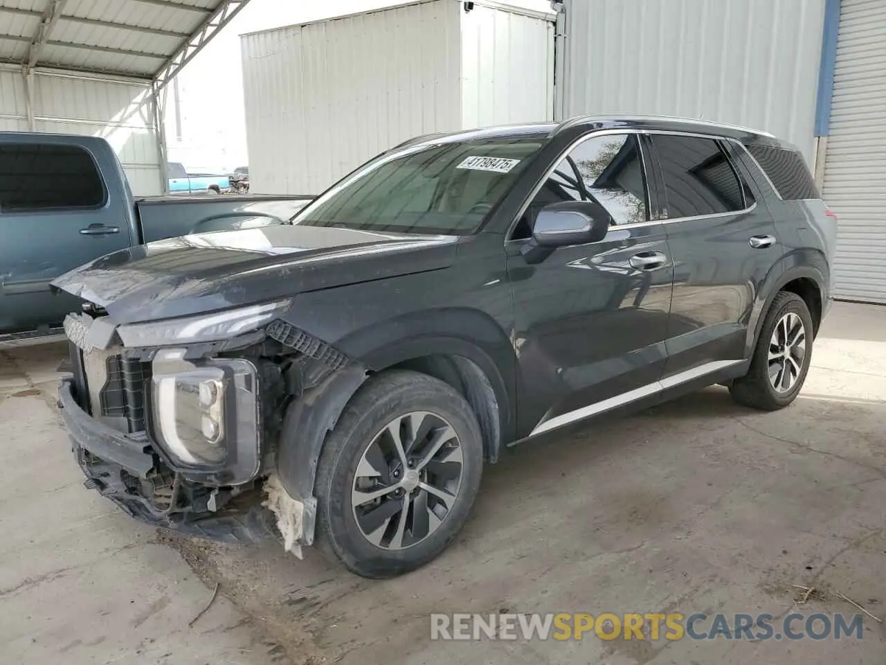 1 fotografías del automóvil dañado KM8R24HE9MU194871 HYUNDAI PALISADE 2021
