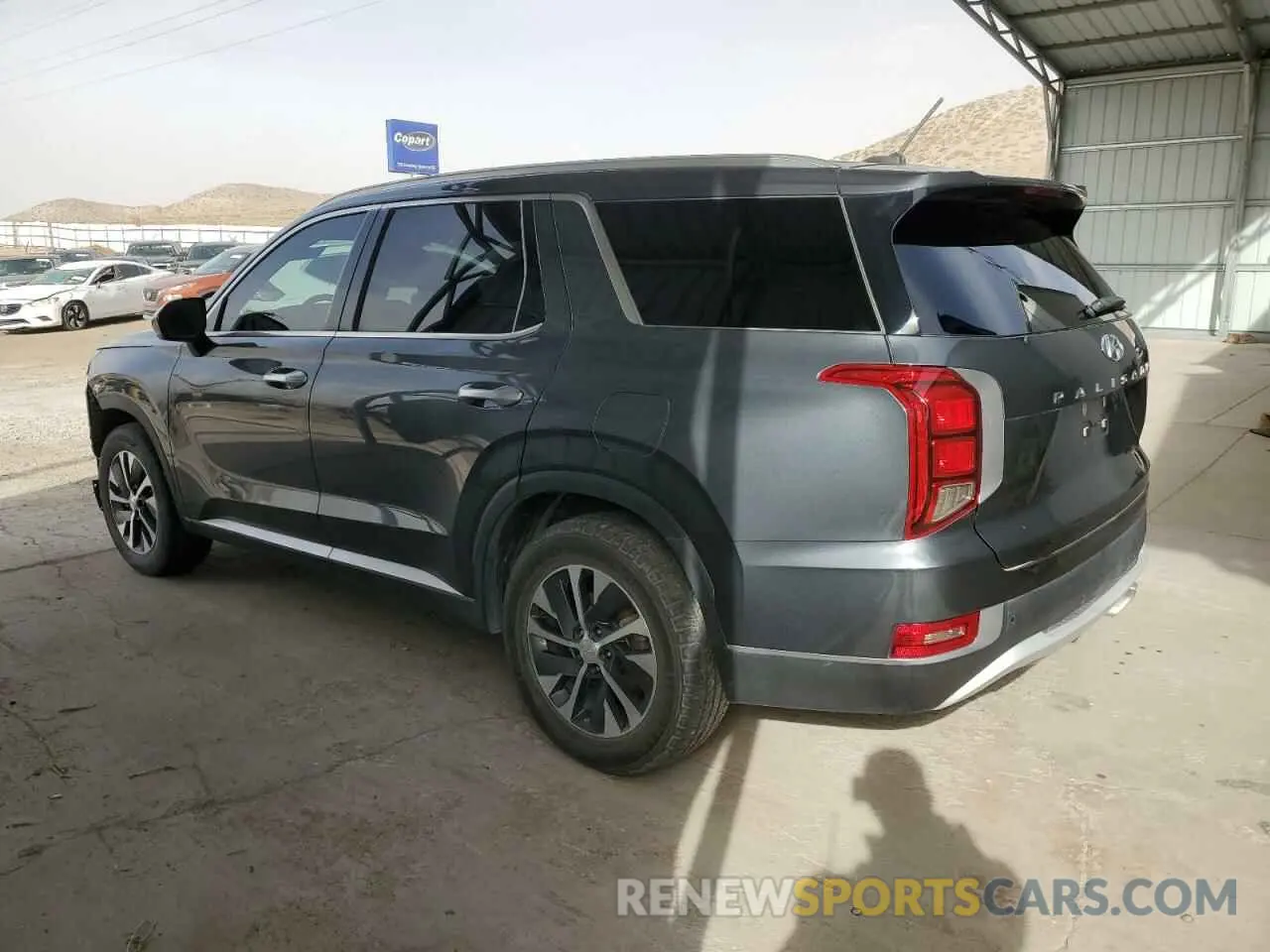2 fotografías del automóvil dañado KM8R24HE9MU194871 HYUNDAI PALISADE 2021