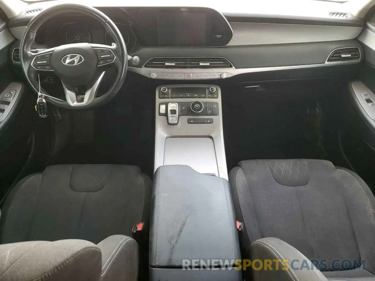 8 fotografías del automóvil dañado KM8R24HE9MU194871 HYUNDAI PALISADE 2021