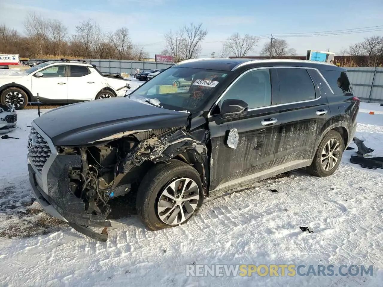 1 fotografías del automóvil dañado KM8R2DHEXMU219583 HYUNDAI PALISADE 2021
