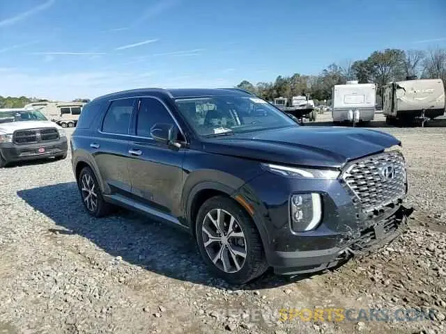 11 fotografías del automóvil dañado KM8R34HE4MU276892 HYUNDAI PALISADE 2021