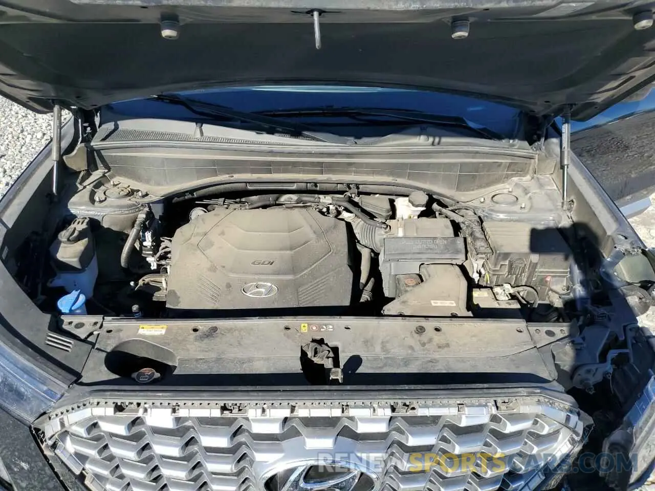14 fotografías del automóvil dañado KM8R34HE4MU276892 HYUNDAI PALISADE 2021