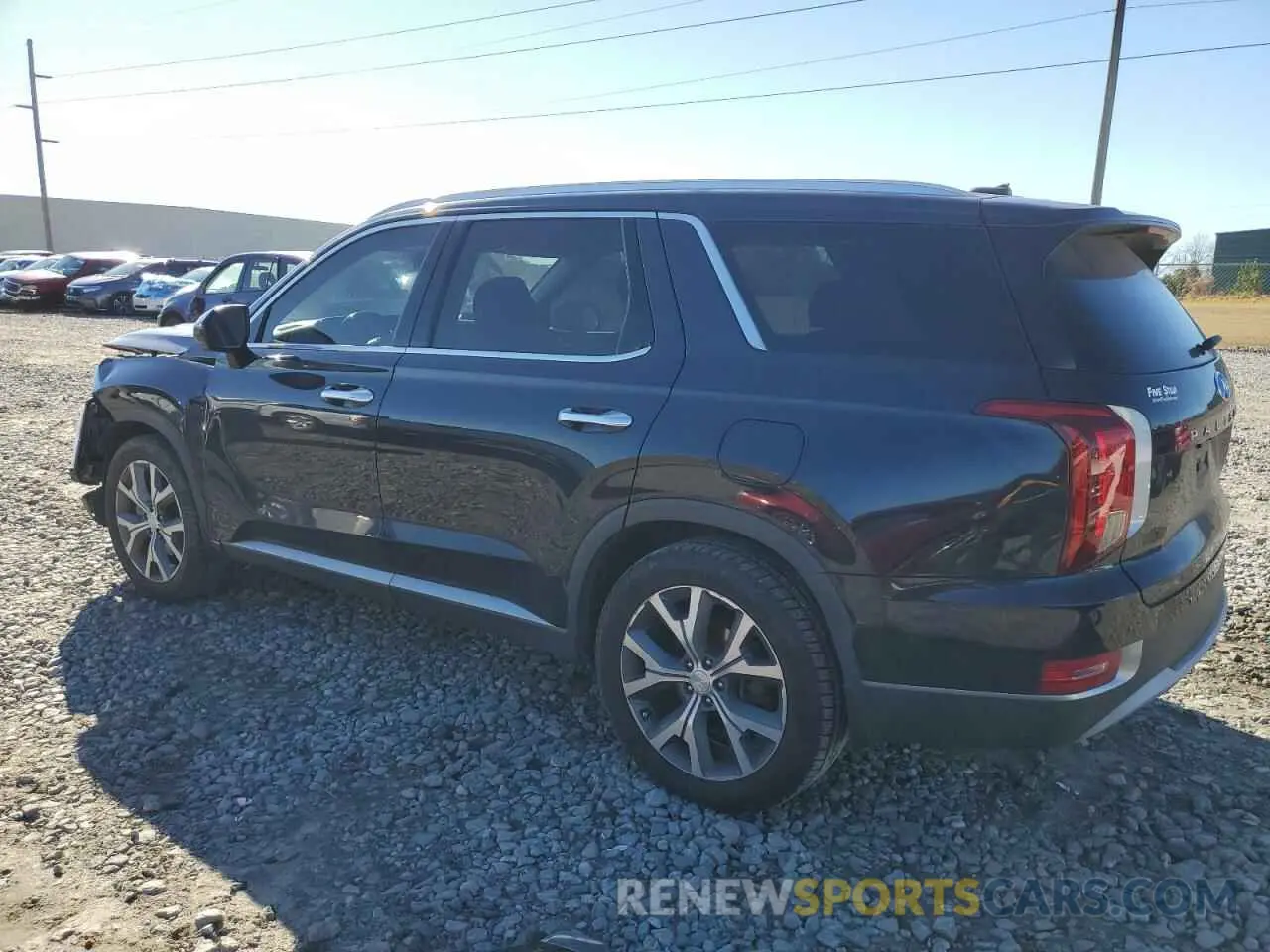 2 fotografías del automóvil dañado KM8R34HE4MU276892 HYUNDAI PALISADE 2021