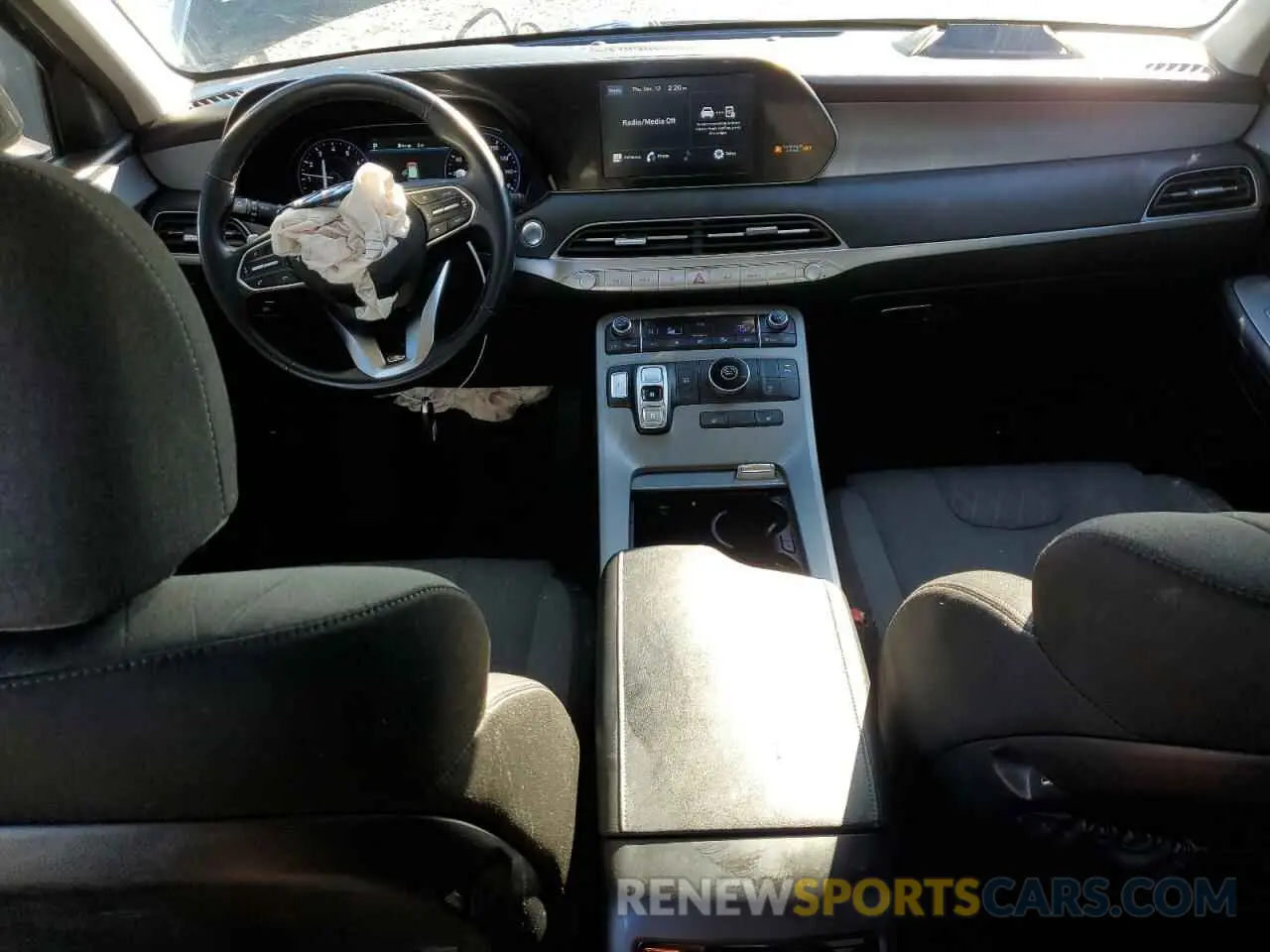 8 fotografías del automóvil dañado KM8R34HE4MU276892 HYUNDAI PALISADE 2021