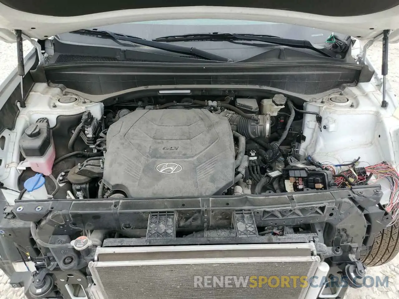 12 fotografías del automóvil dañado KM8R34HE4MU335519 HYUNDAI PALISADE 2021