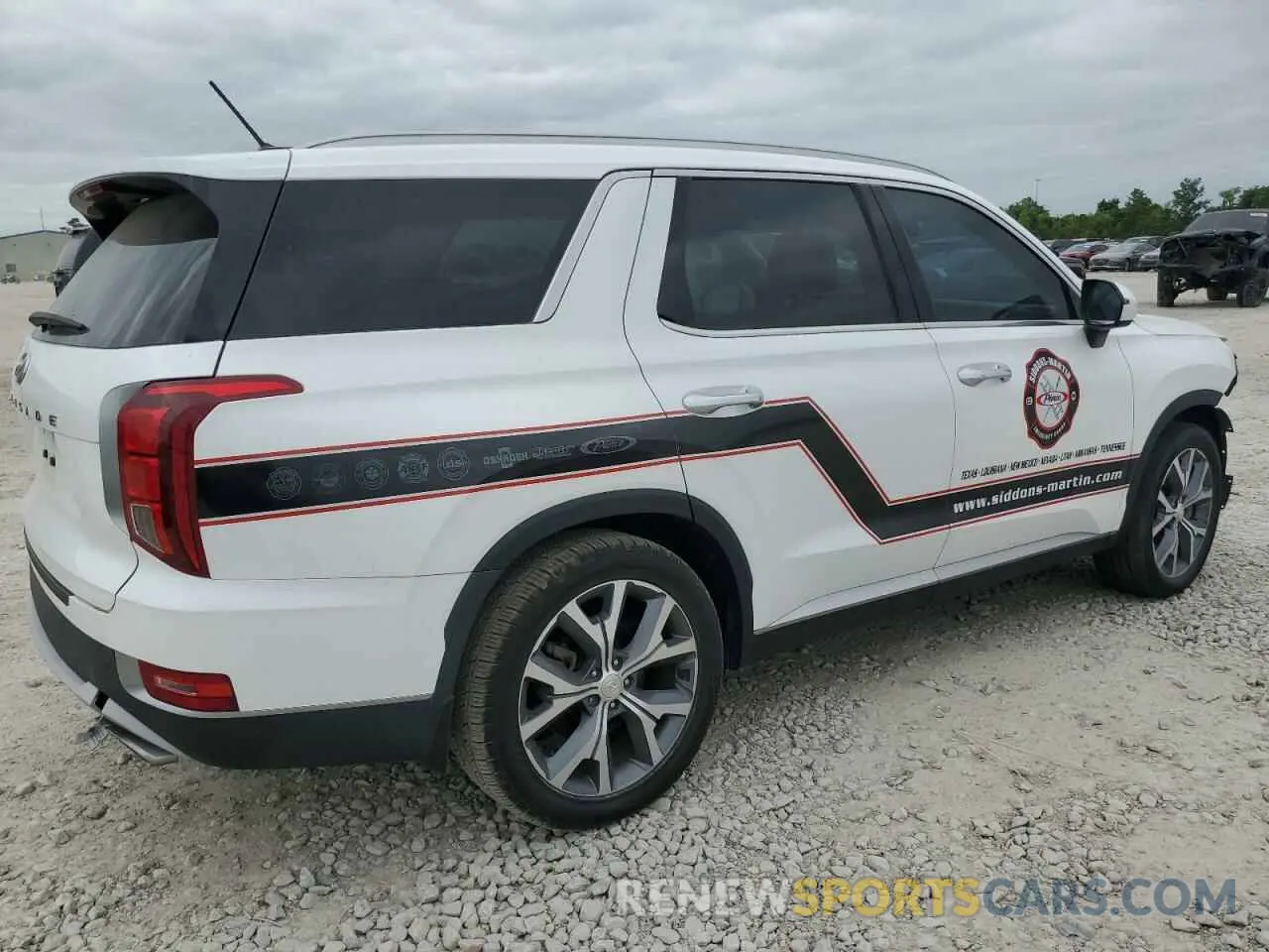 3 fotografías del automóvil dañado KM8R34HE4MU335519 HYUNDAI PALISADE 2021