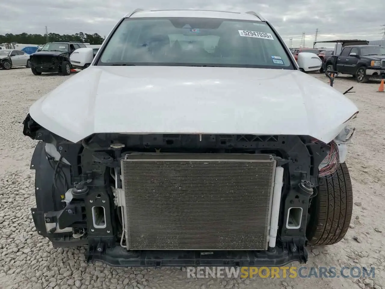 5 fotografías del automóvil dañado KM8R34HE4MU335519 HYUNDAI PALISADE 2021