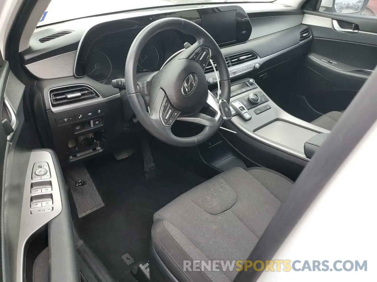 8 fotografías del automóvil dañado KM8R34HE4MU335519 HYUNDAI PALISADE 2021